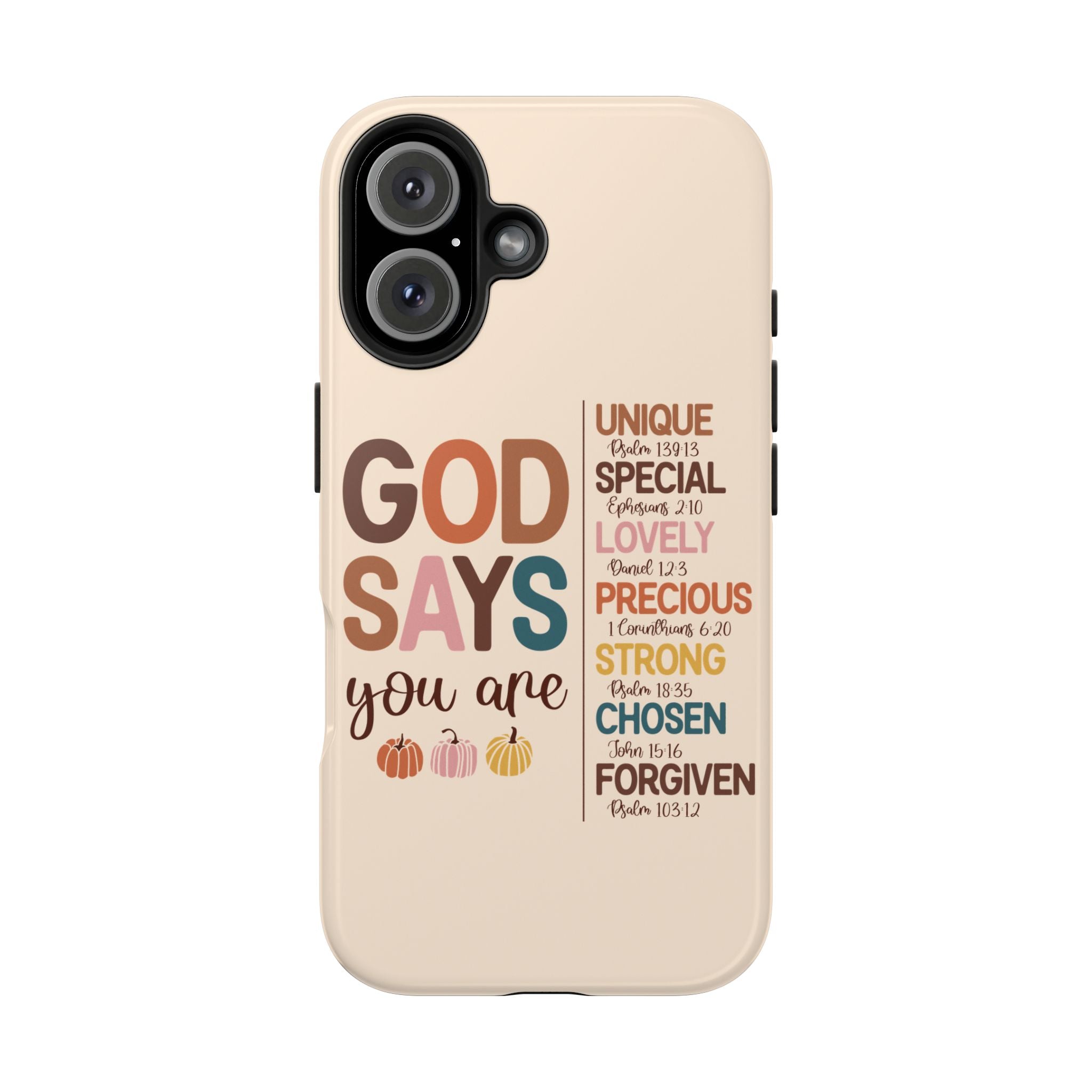 God Says Scripture Tough Mobile Phone Case