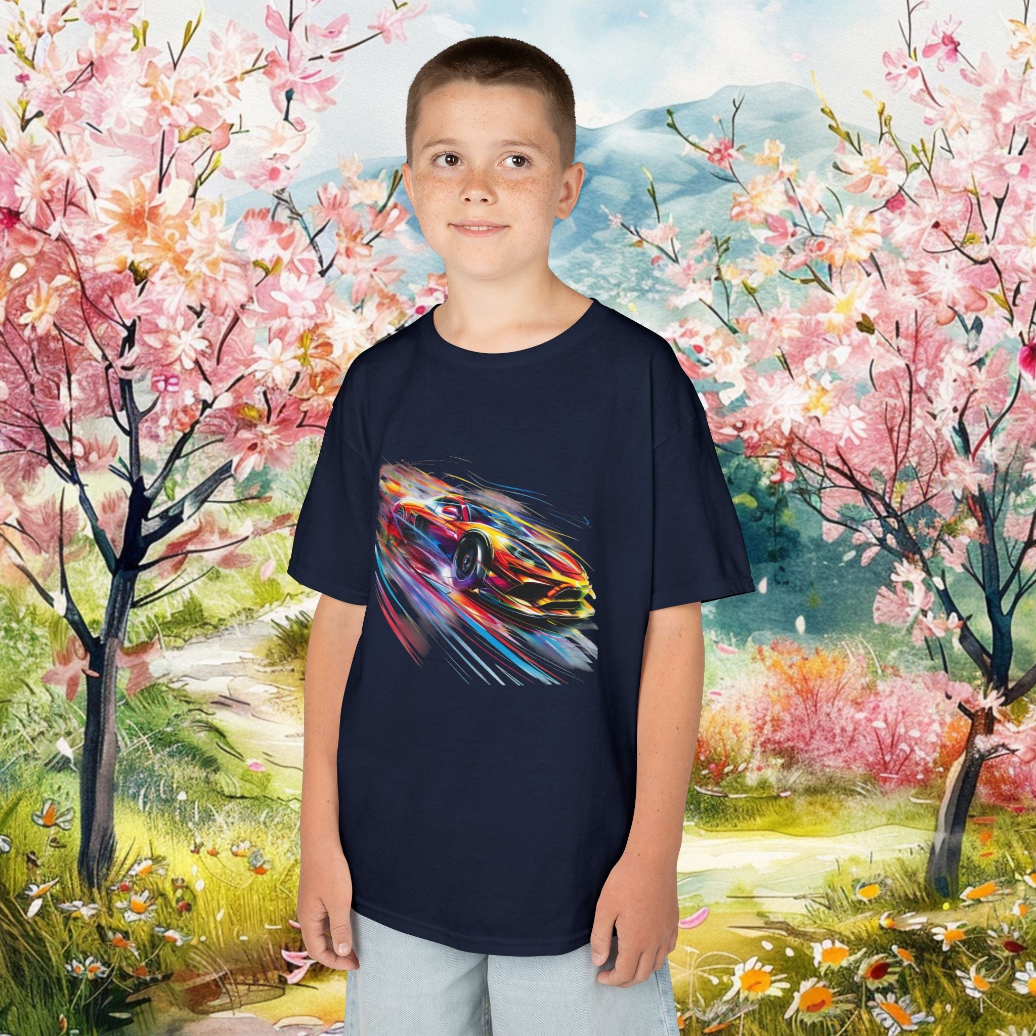 Kids Racing Car Tee Speedy Style for Little Car Enthusiasts