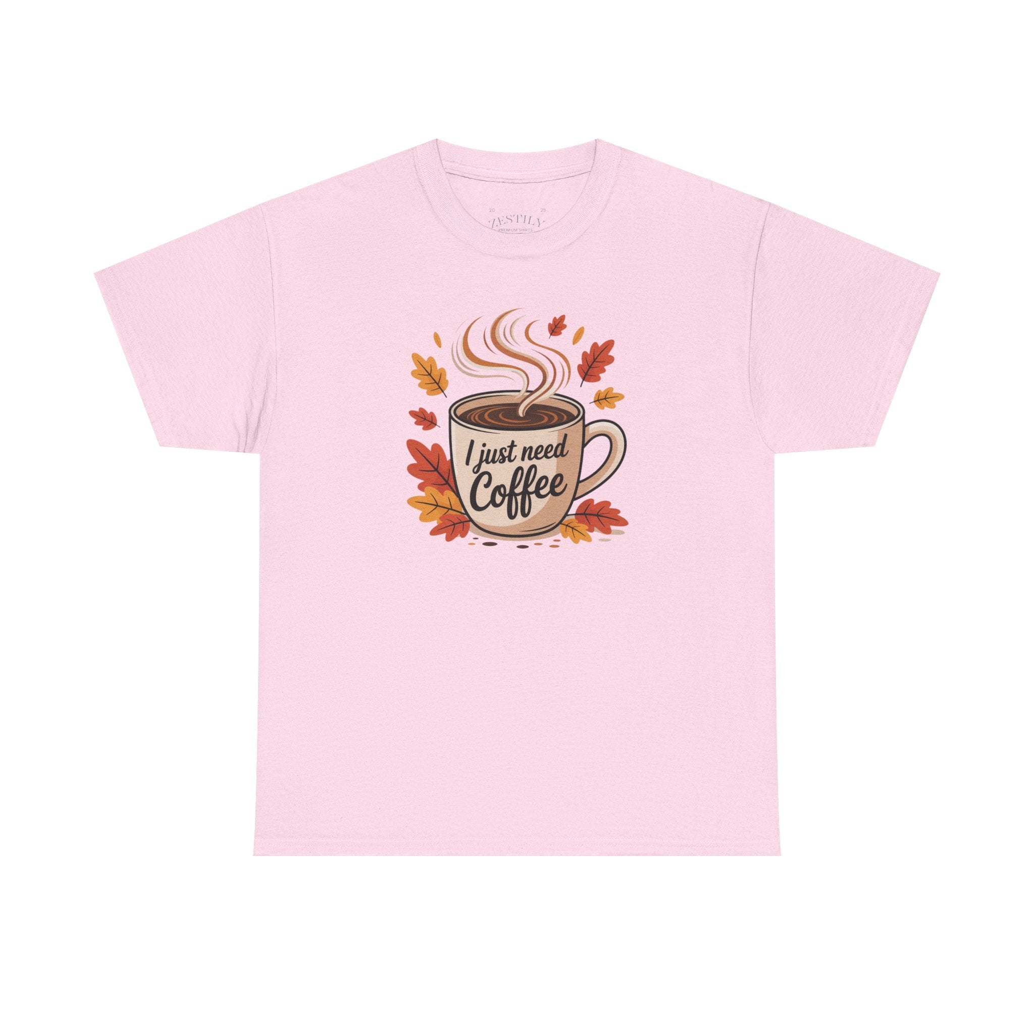 Coffee Lover Tee - Heavy Cotton T-Shirt, Funny Coffee Shirt, Autumn Fashion, Gift for Coffee Enthusiasts, Casual Wear, Fall Apparel