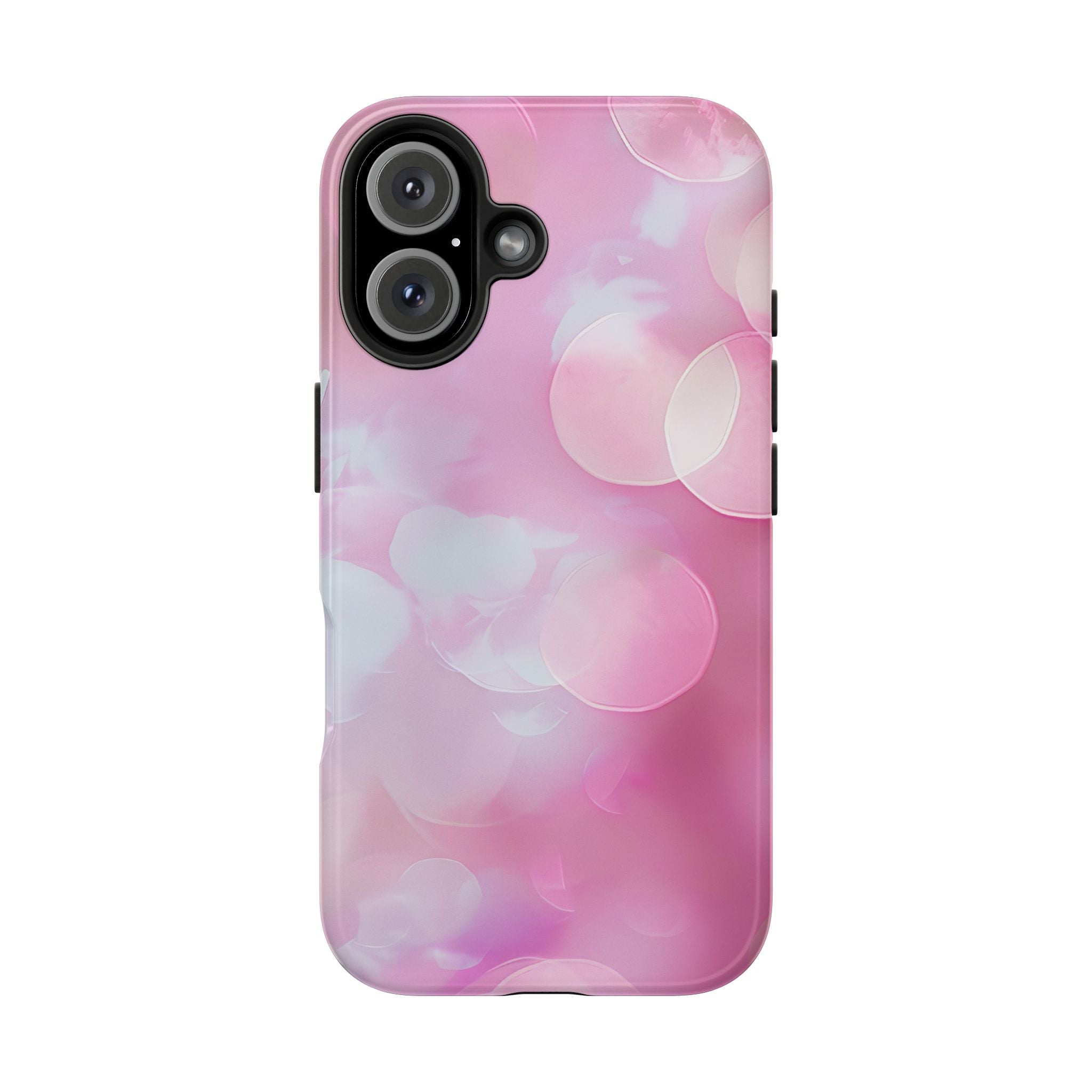 Pink Pastel Bubbles Mobile Phone Case