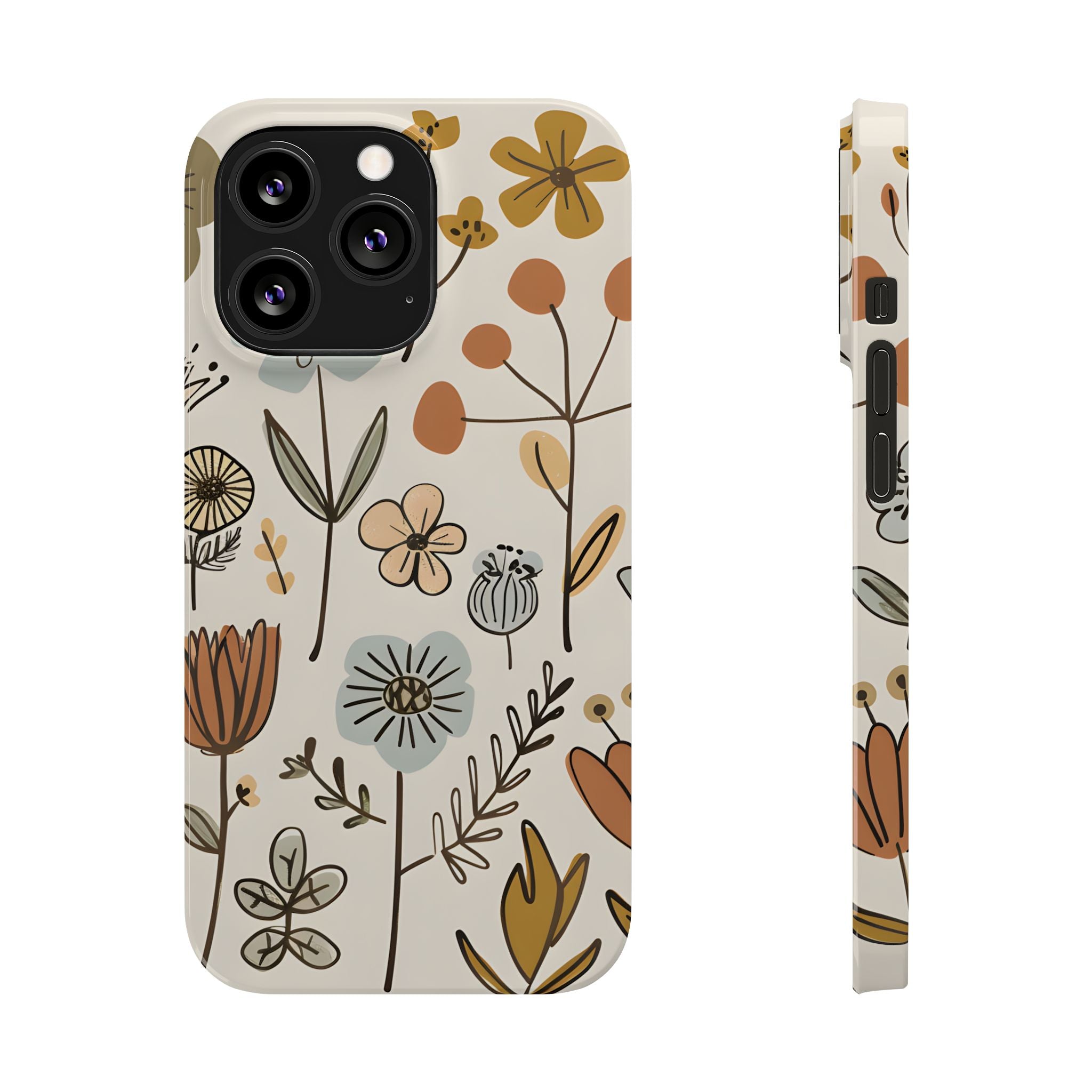 Flowers Slim Phone Case
