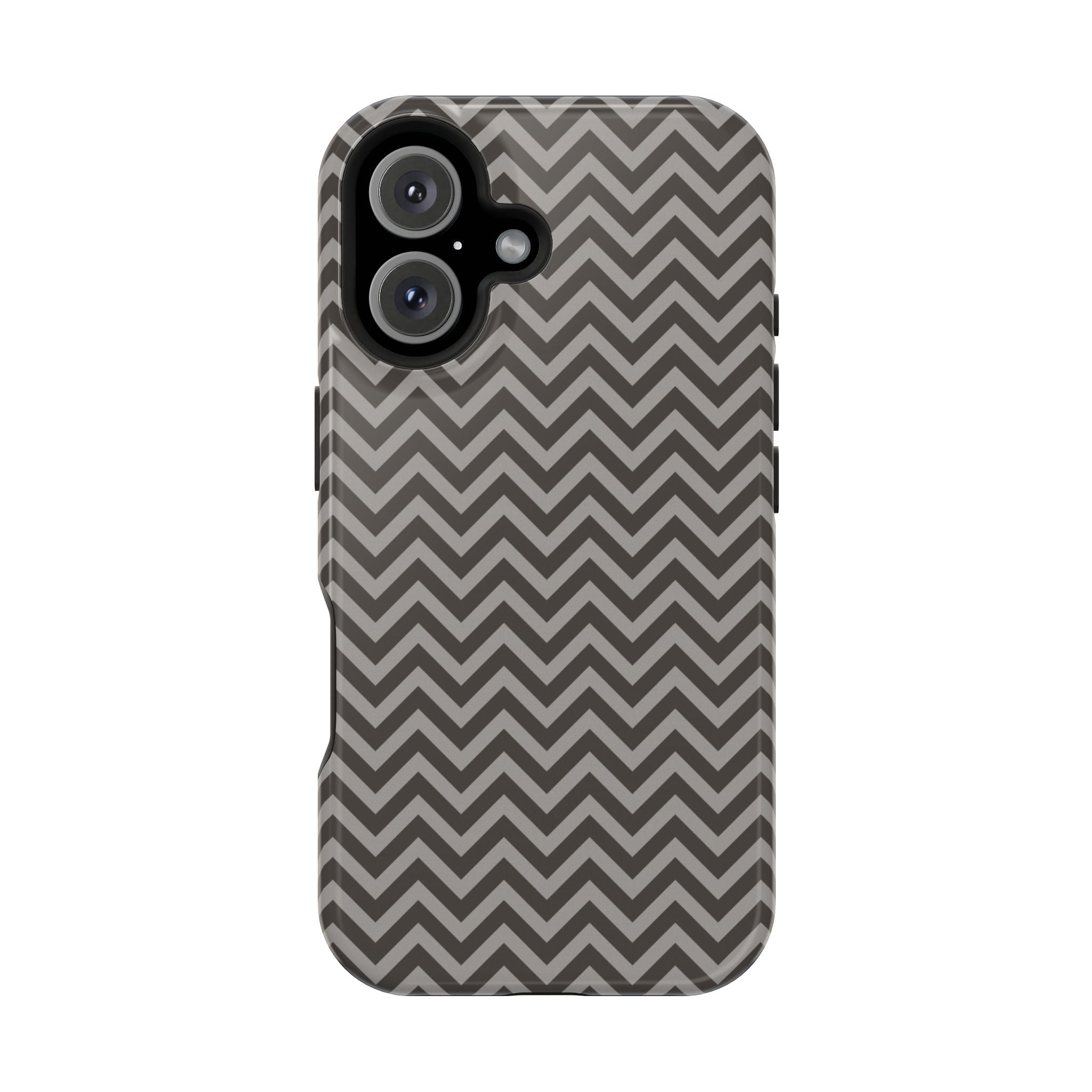 Grey Chevron Magnetic Tough Case
