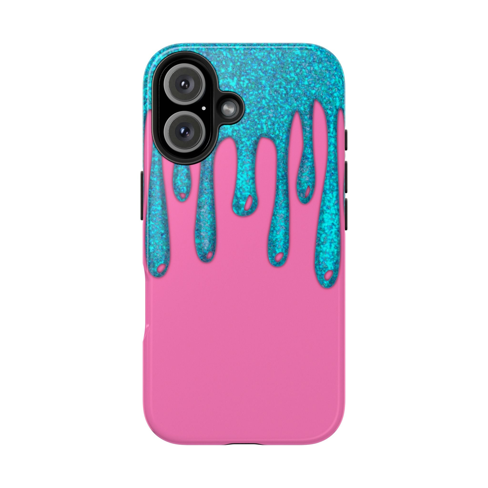 Pink & Blue Glitter Slime Ooze Mobile Phone Case
