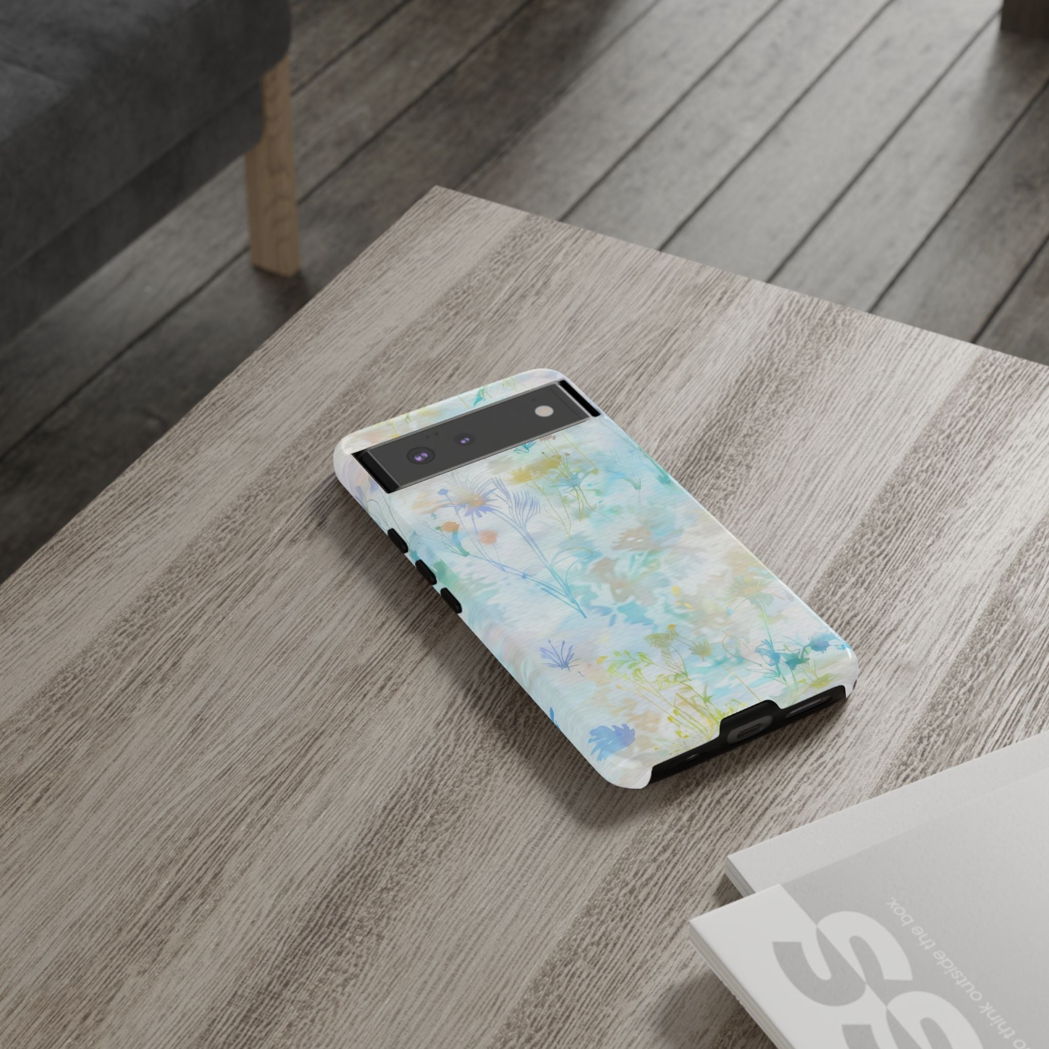 Floral Pastel Google Pixel Tough Case Elegant Phone Protection with a Touch of Nature