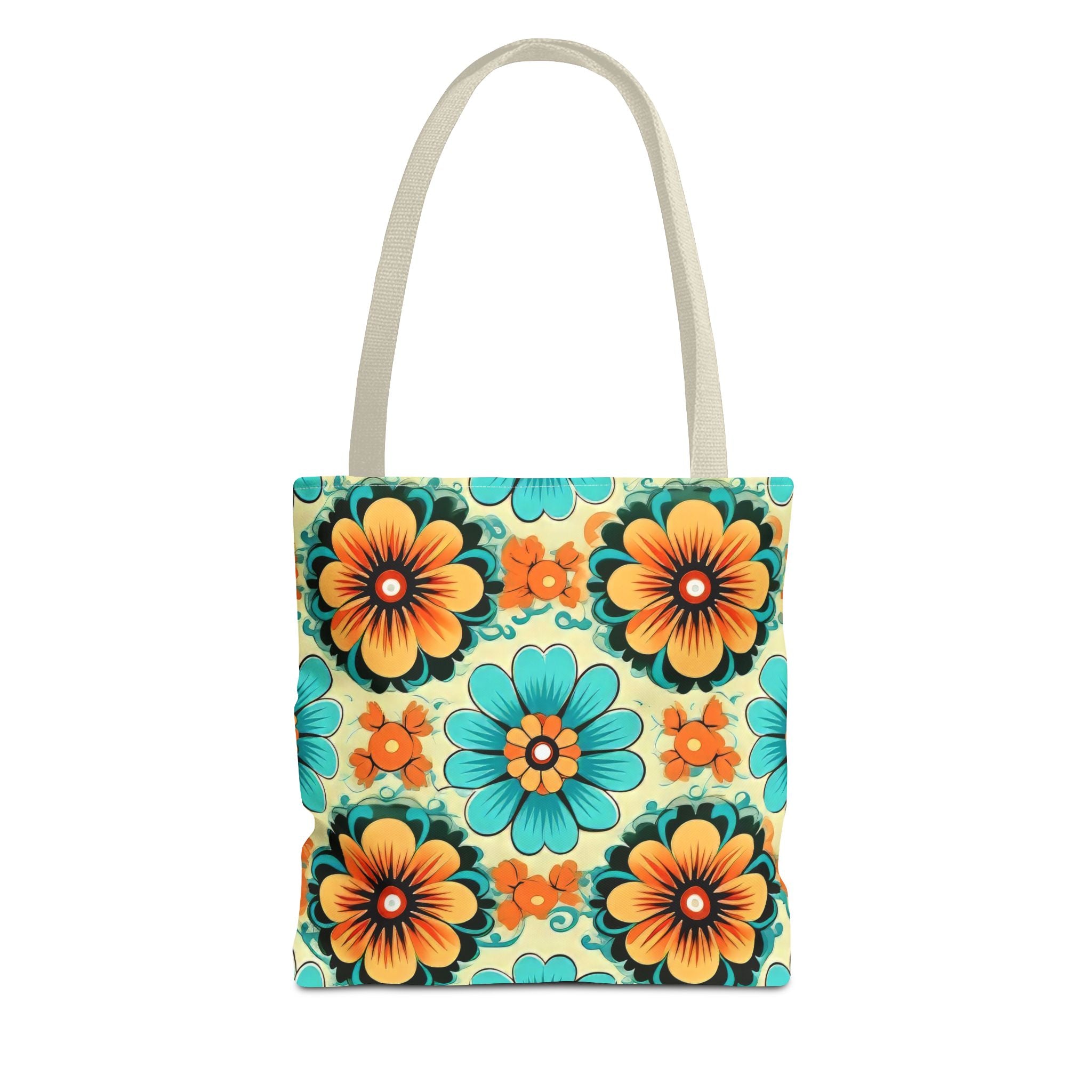 Vibrant Floral Tote Bag Eco-Friendly Shopping Companion Carryall