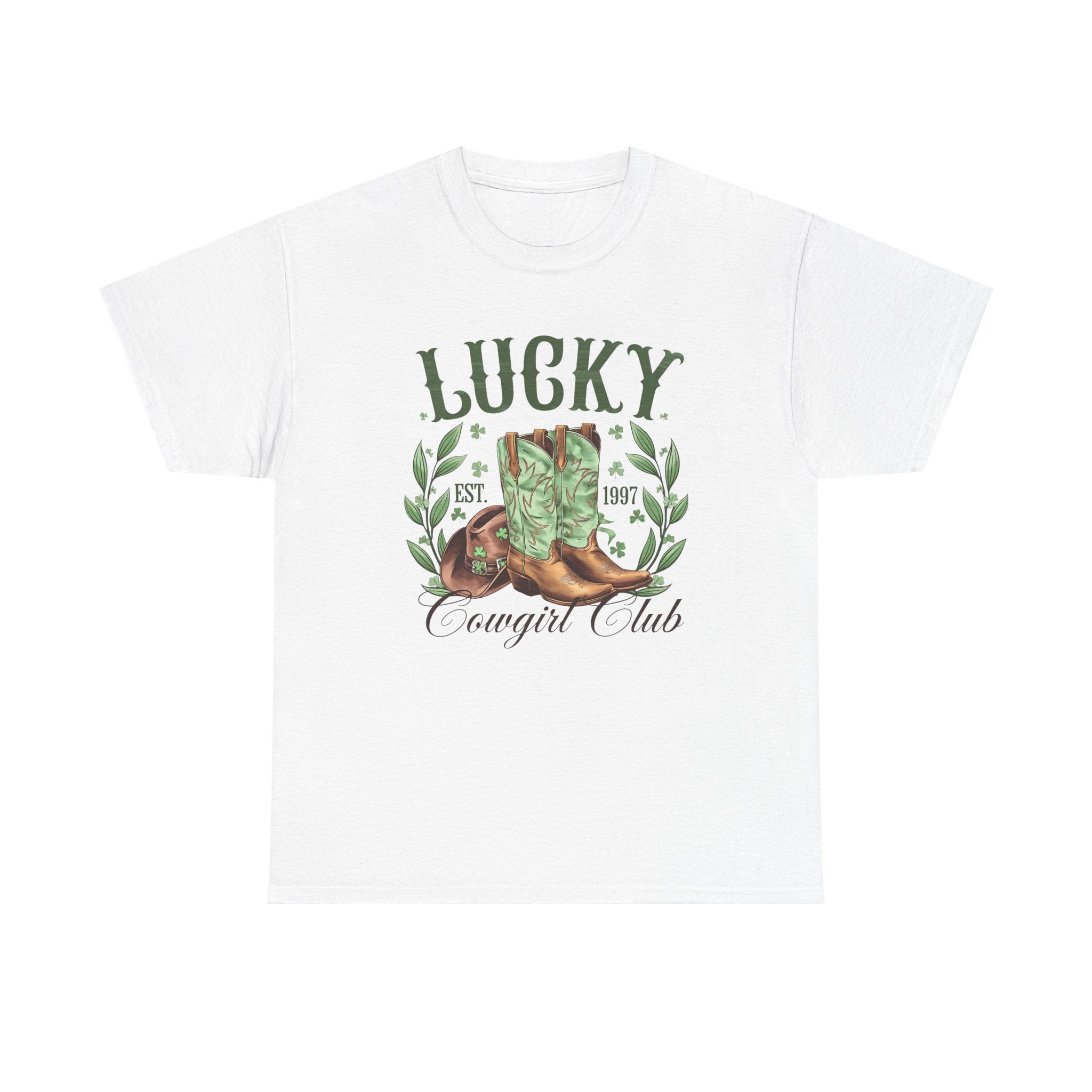 Lucky Cowgirl Club Heavy Cotton Tee