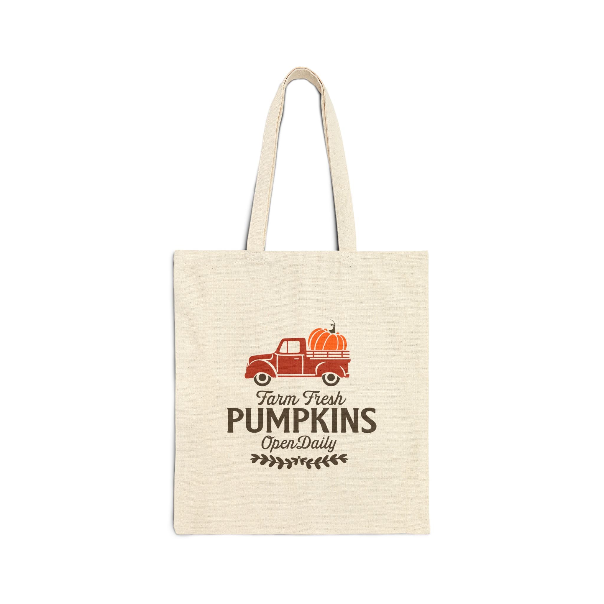Farm Fresh Pumpkins Cotton Canvas Tote Bag