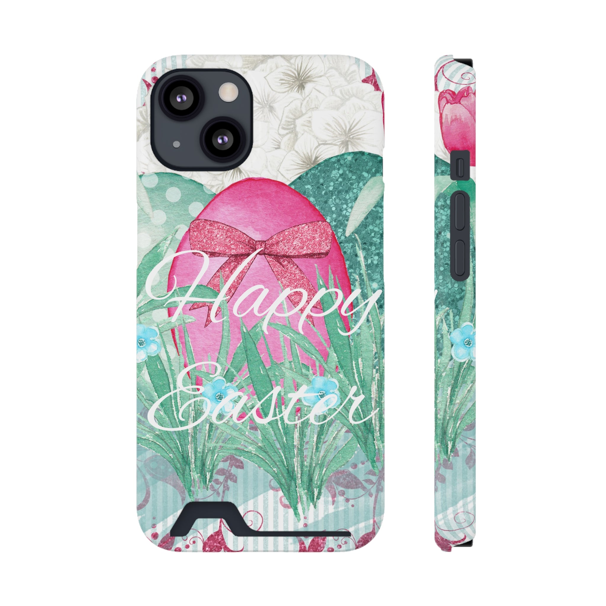 Easter Phone Case with Card Holder - Stylish & Functional Spring Accessory