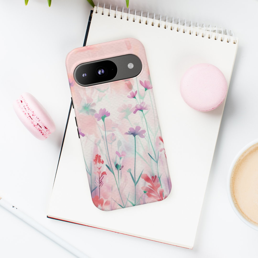 Floral Tough Google Pixel Phone Case Durable Protection with Vibrant Botanical Design Cover