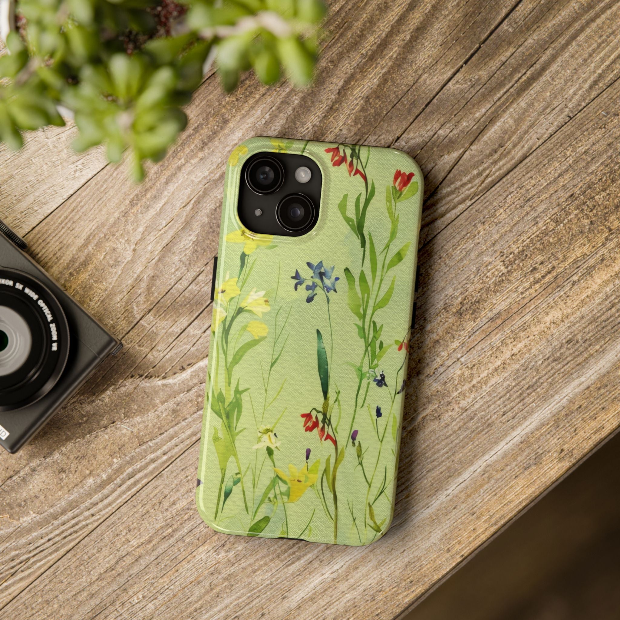 Spring Floral Tough Impact Resistant Phone Cases Durable Protection with Nature-Inspired Designs Five Colors To Choose From