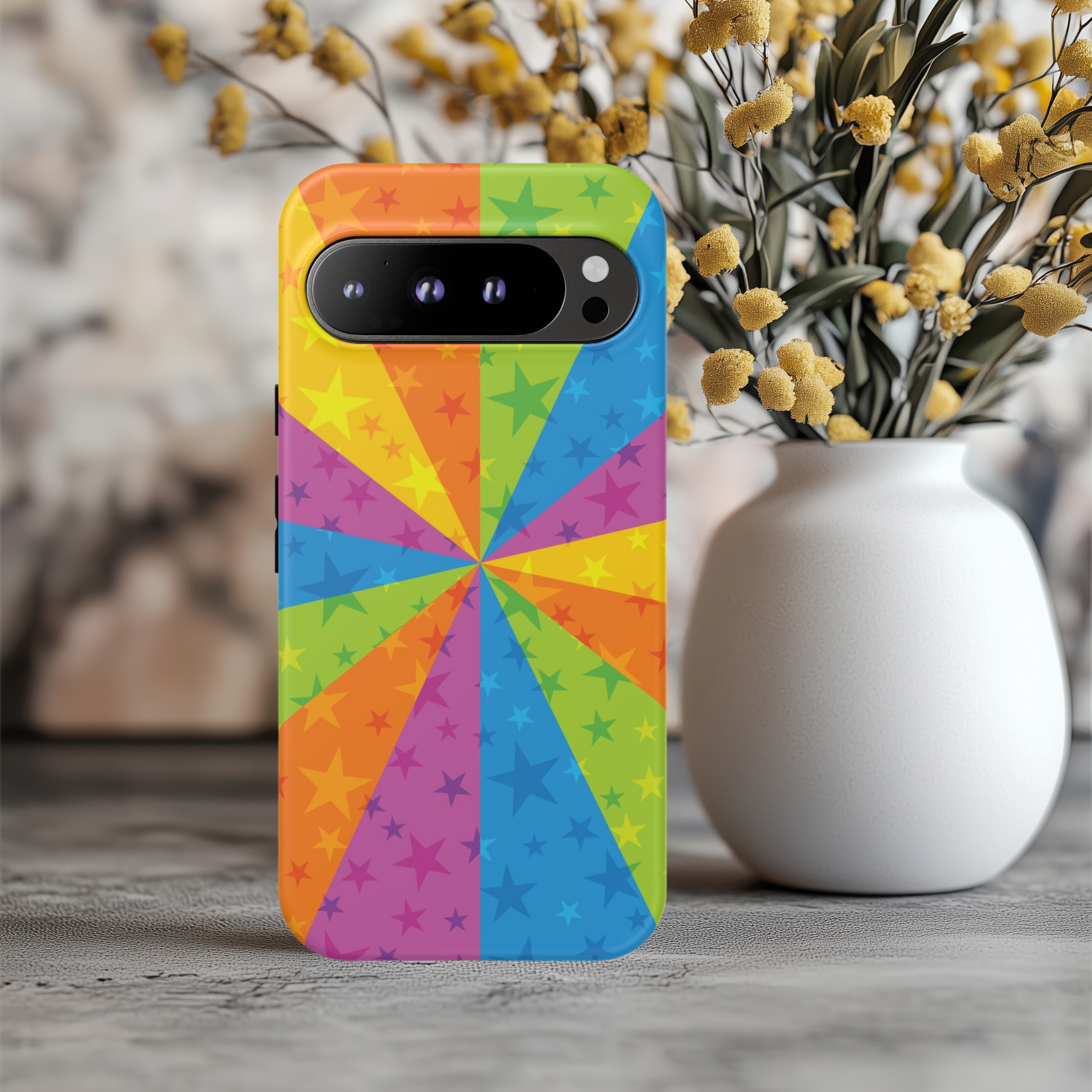 Colorful Starburst Google Pixel Phone Case Tough Case for Trendy Protection