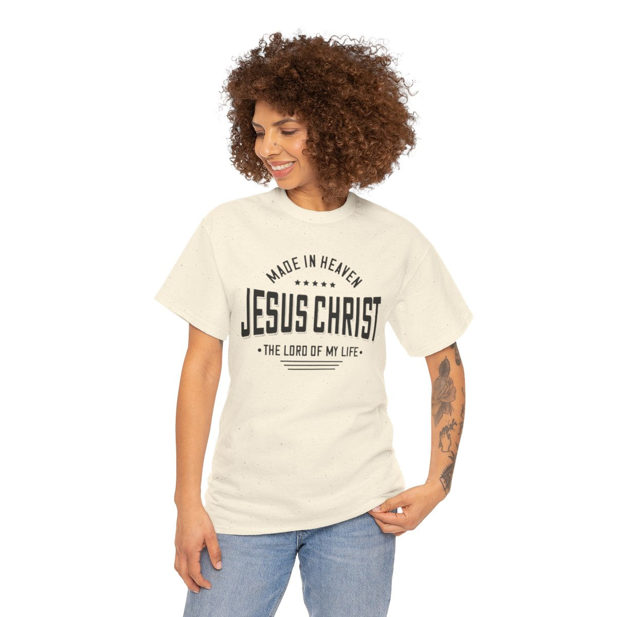 Christian Tee - Made In Heaven, Jesus Christ, The Lord Of My Life