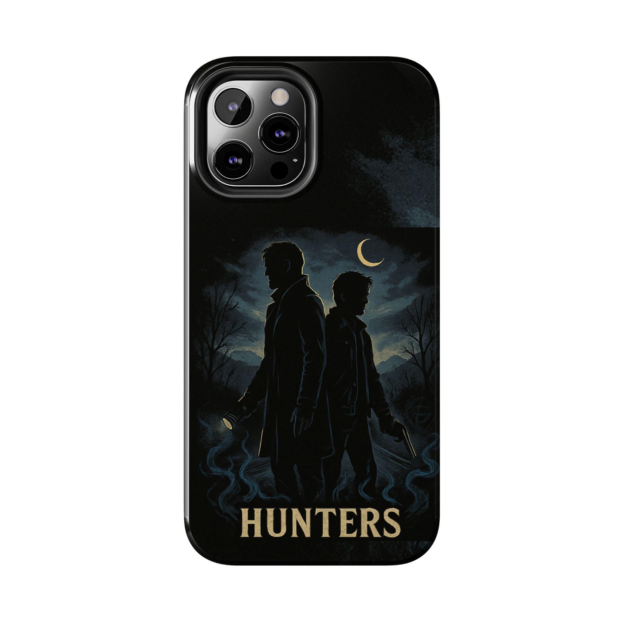 Tough Phone Case - Hunters Design, Night Sky Theme, For Supernatural Fans