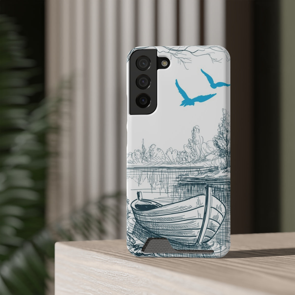 The Perfect Accessory Guide for Outdoors Lovers: Scenic Boat Phone Case With Card Holder