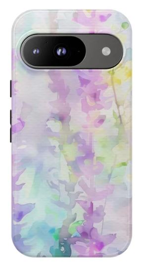 Embrace Elegance and Security with Lavender Floral Watercolor Cases for Your Google Pixel