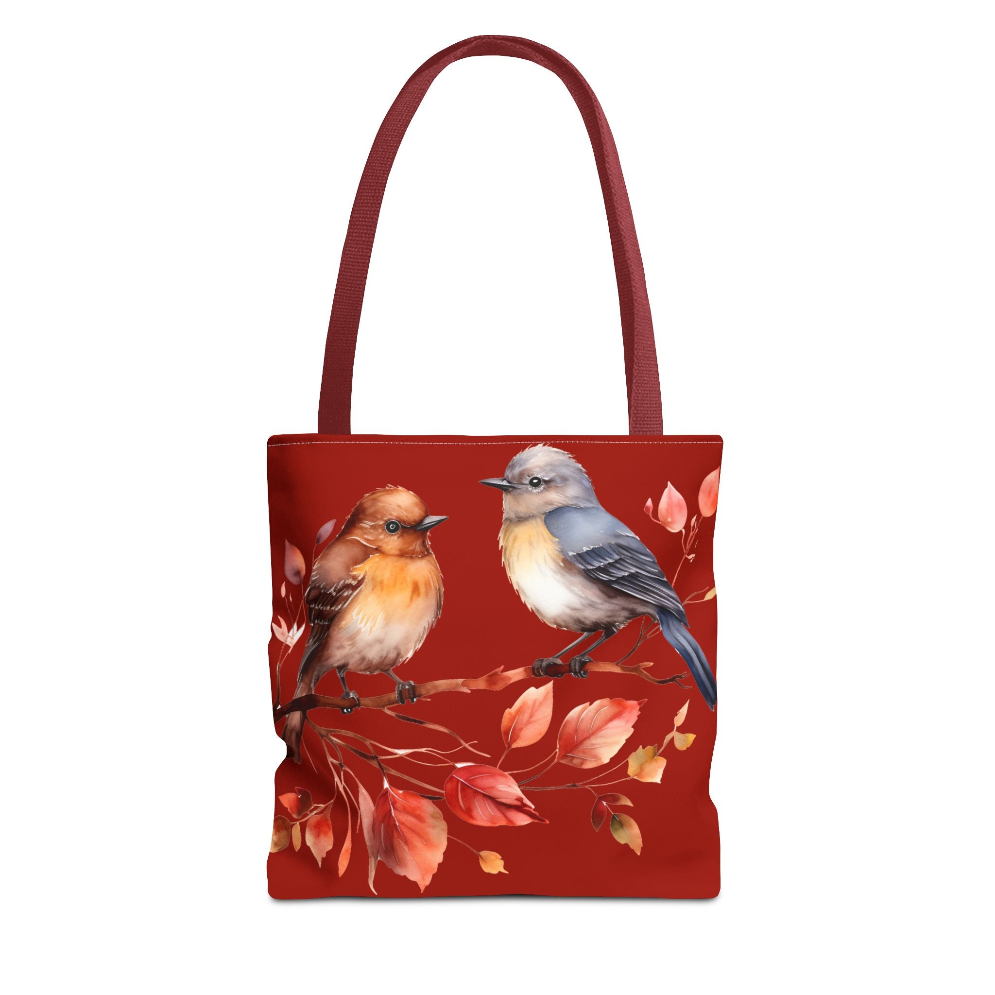 Birds Red Carryall Tote Bag