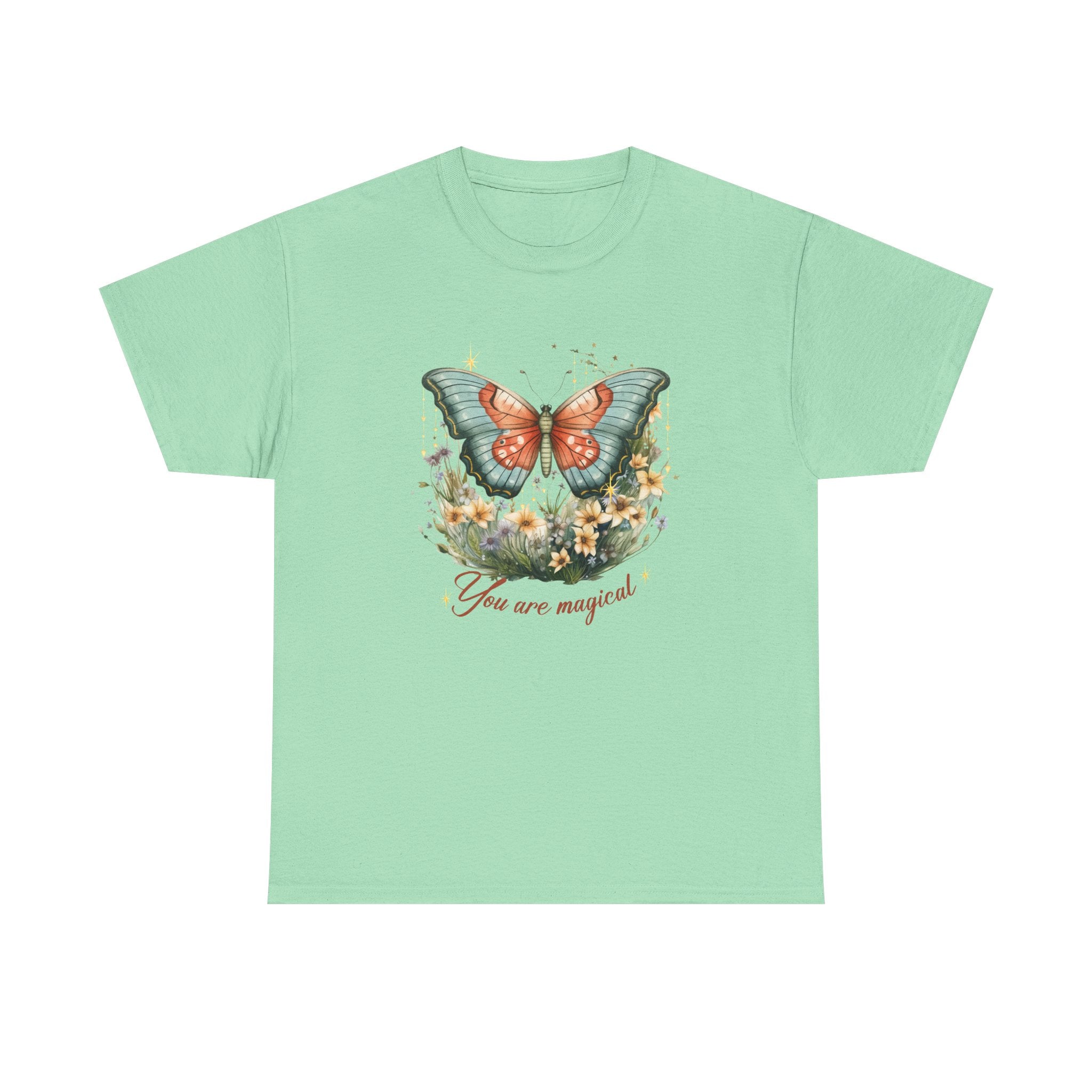 Magical Butterfly You Are Magical Heavy Cotton Tee Inspire Wonder & Creativity T-Shirt