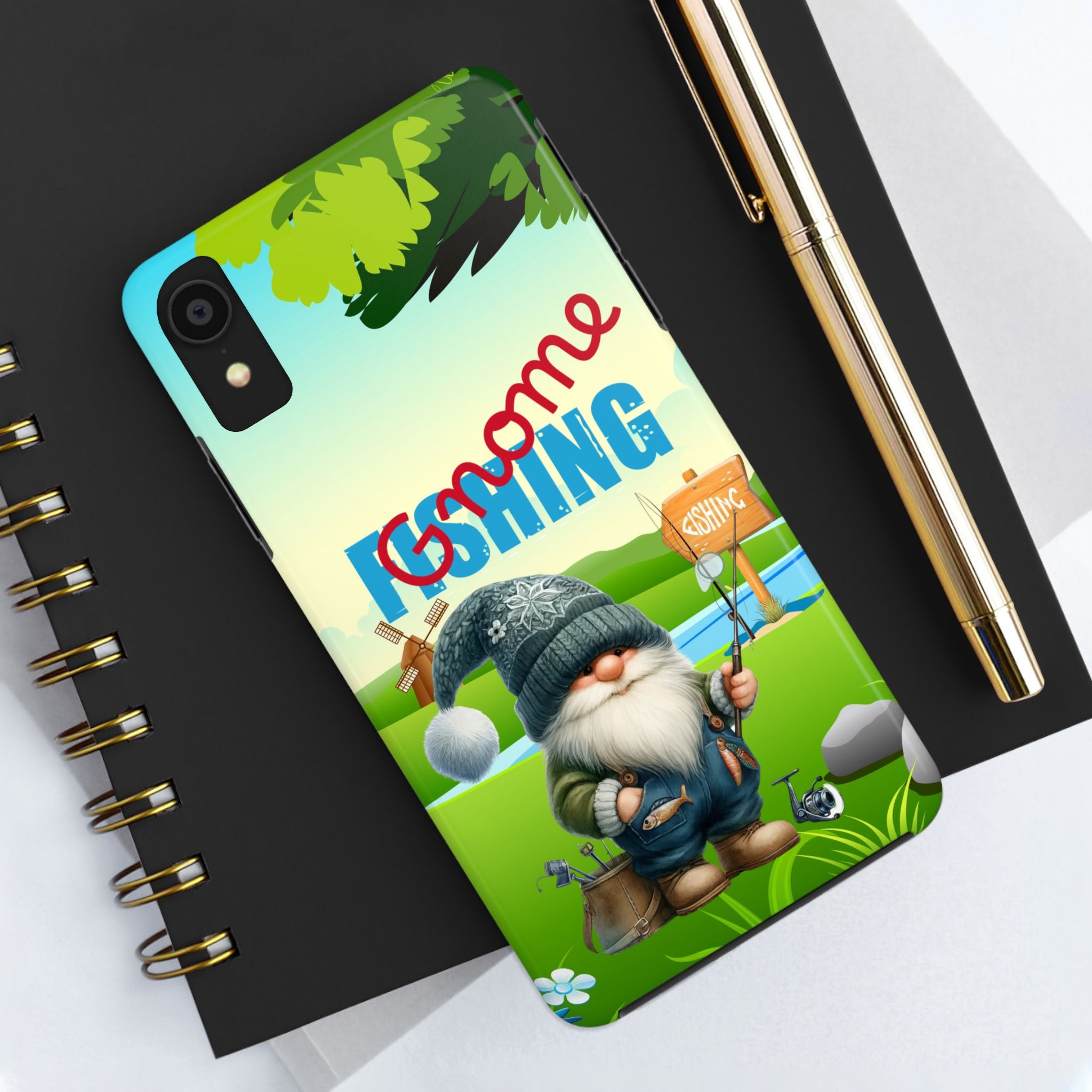 Gnome Fishing Tough Mobile Phone Case