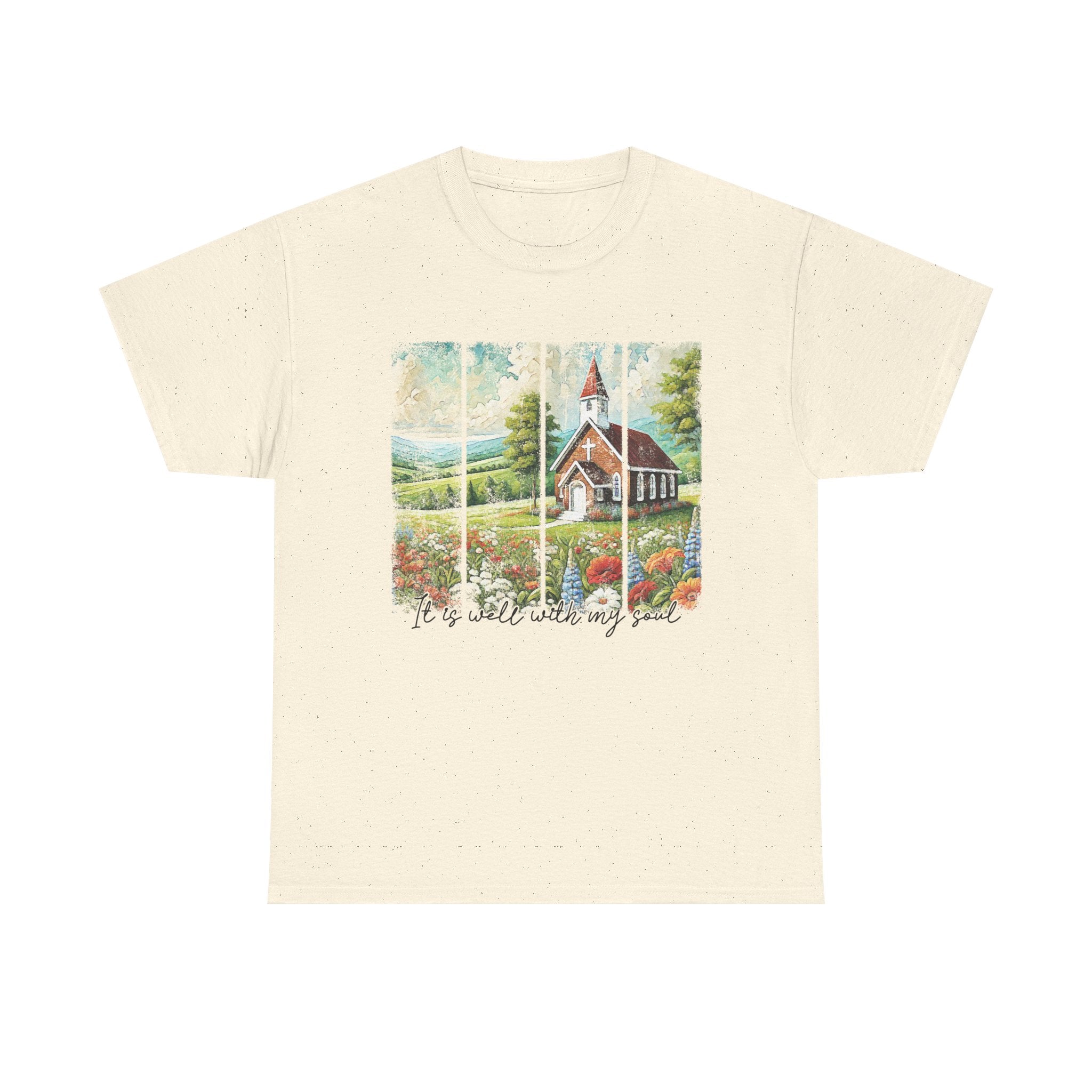 Christian Scenic Nature Tee - Ideal for Nature Lovers, Gift for Outdoor Enthusiasts, Comfortable Everyday Wear, Perfect for Spring and Summer.
