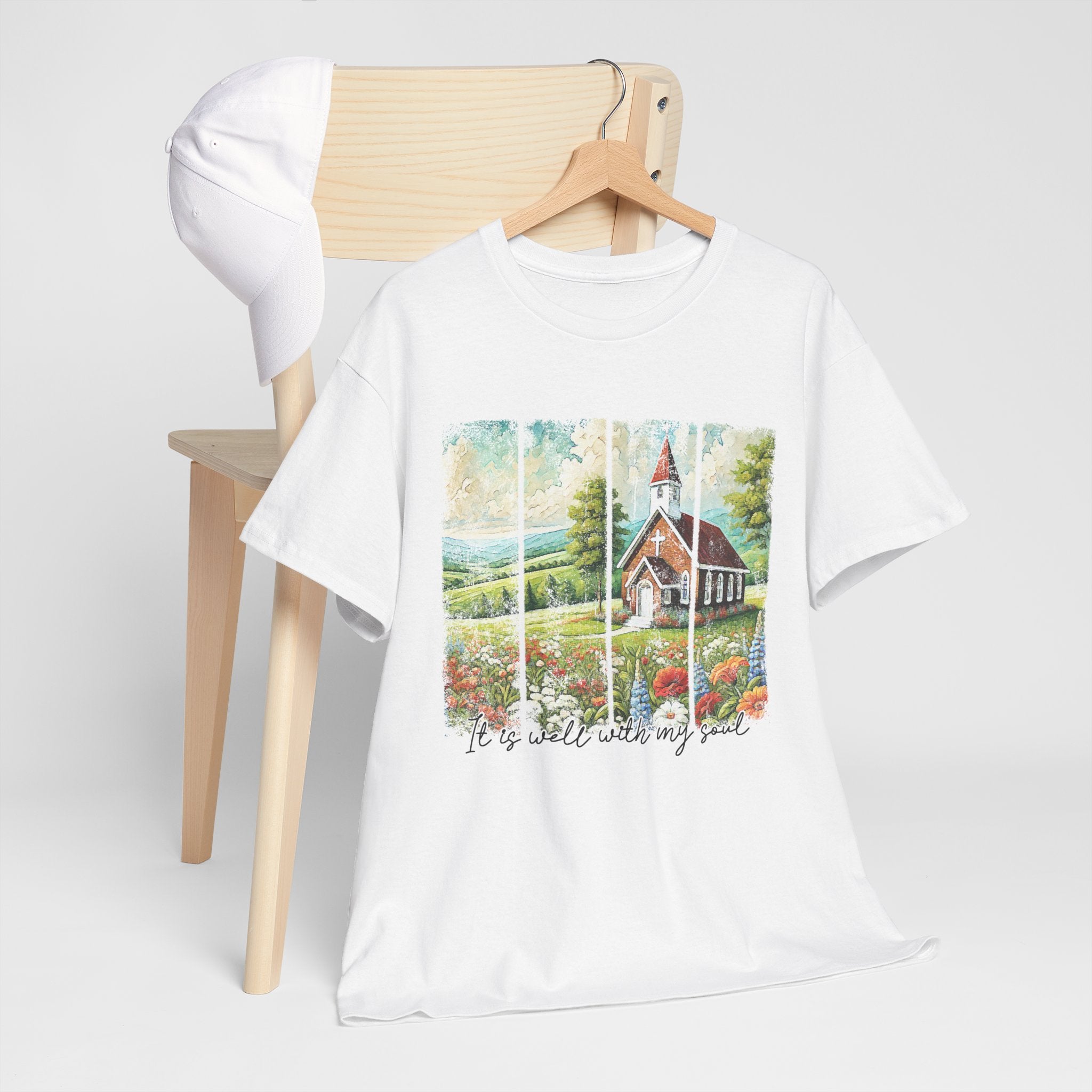 Christian Scenic Nature Tee - Ideal for Nature Lovers, Gift for Outdoor Enthusiasts, Comfortable Everyday Wear, Perfect for Spring and Summer.