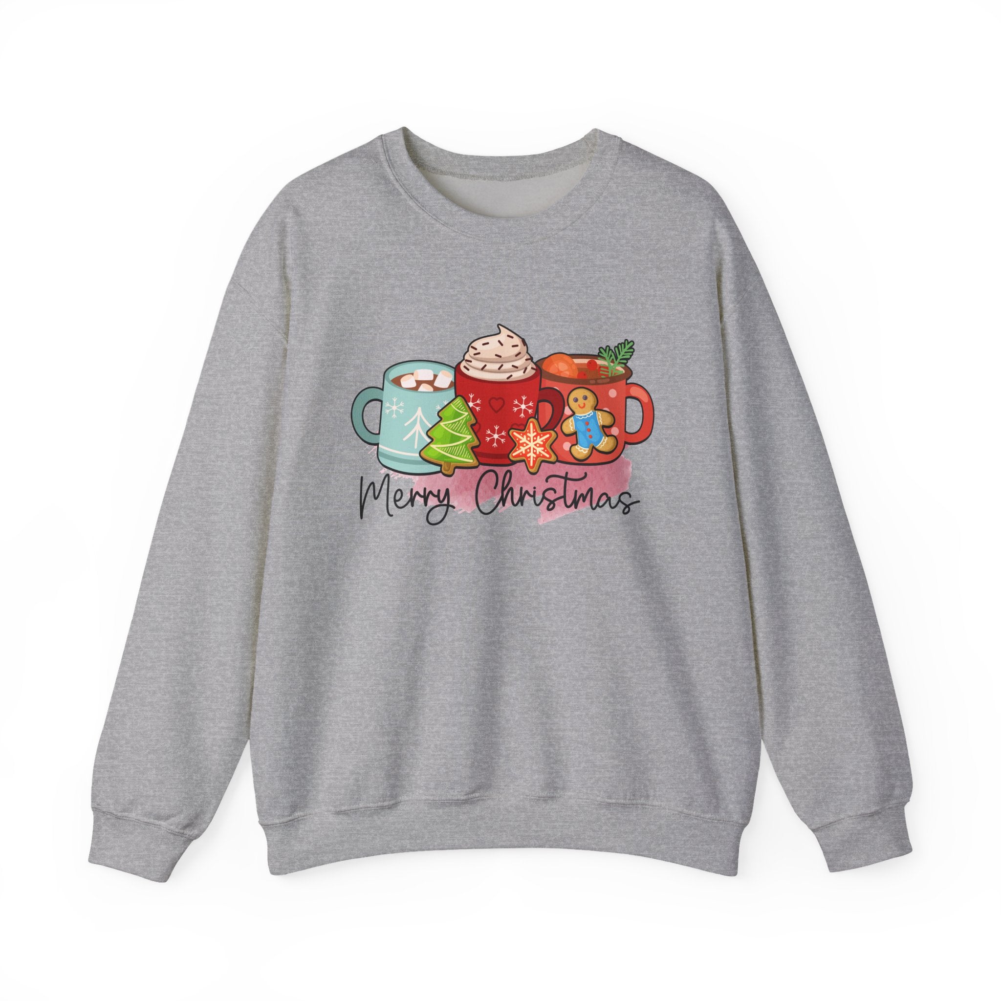 Merry Christmas Crewneck Sweatshirt, Cozy Holiday Apparel, Festive Gift, Winter Wardrobe, Sweatshirt