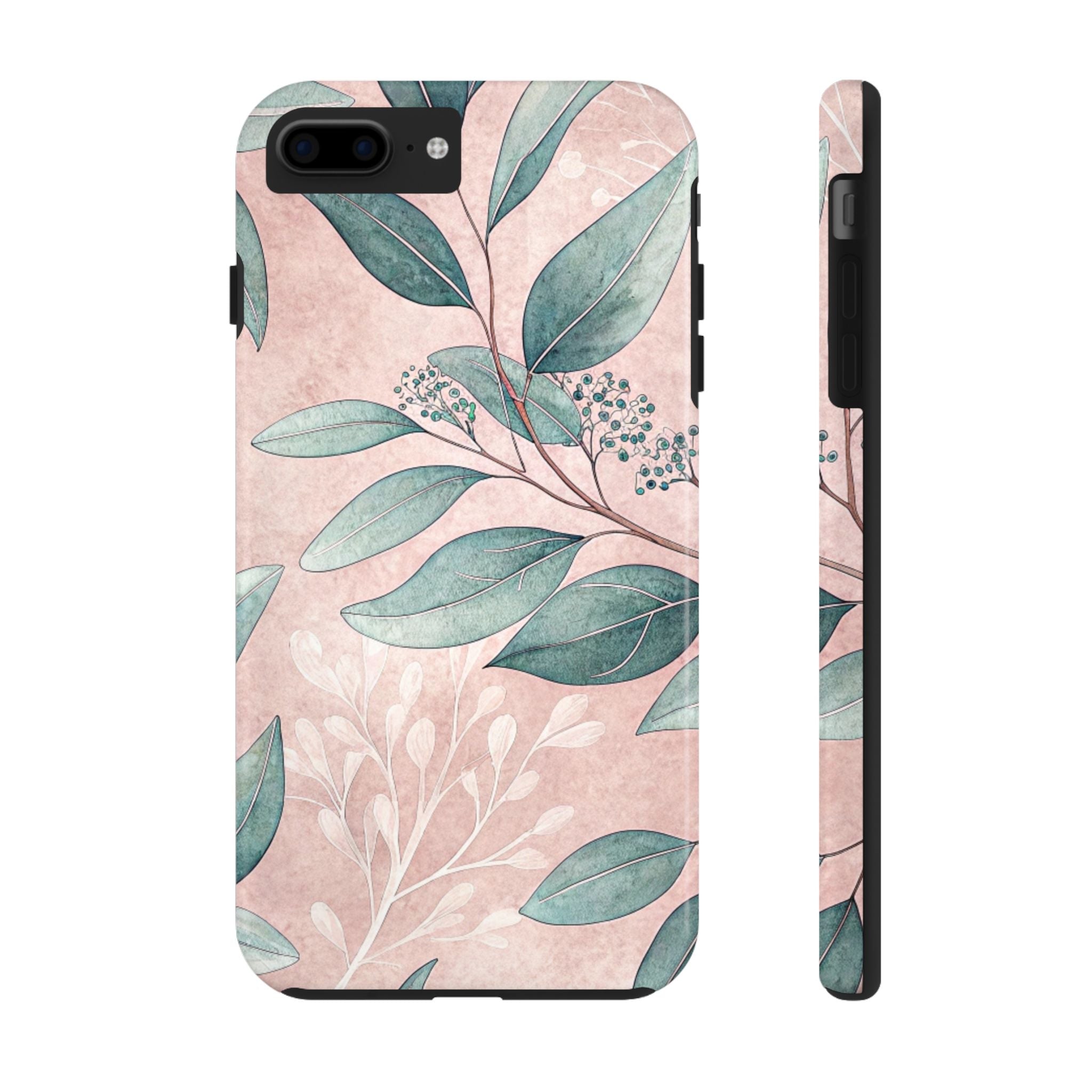Floral Tough Phone Case iPhone Samsung, Chic Protection for Everyday Use, Gifts for Her, Eco-Friendly Design, Durable Phone Accessory, Plant Lovers
