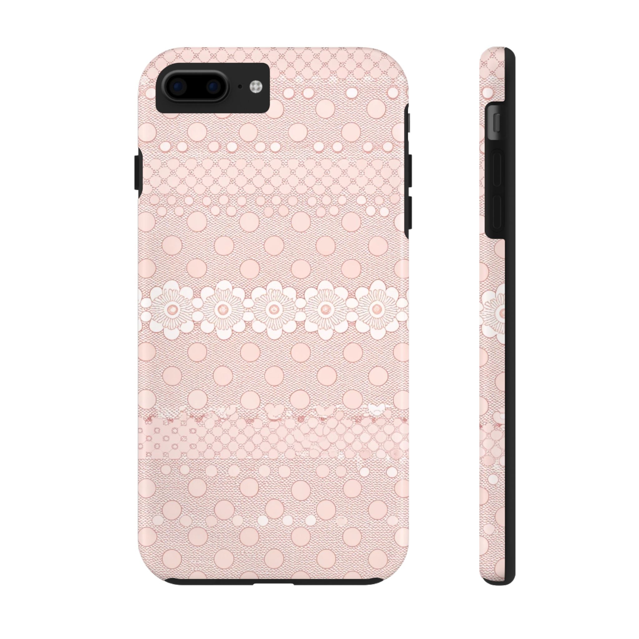 Stylish Pink Tough iPhone Samsung Case, Cute Phone Protection, Stylish Smartphone Accessory, Perfect Gift for Her, Trendy Floral Design