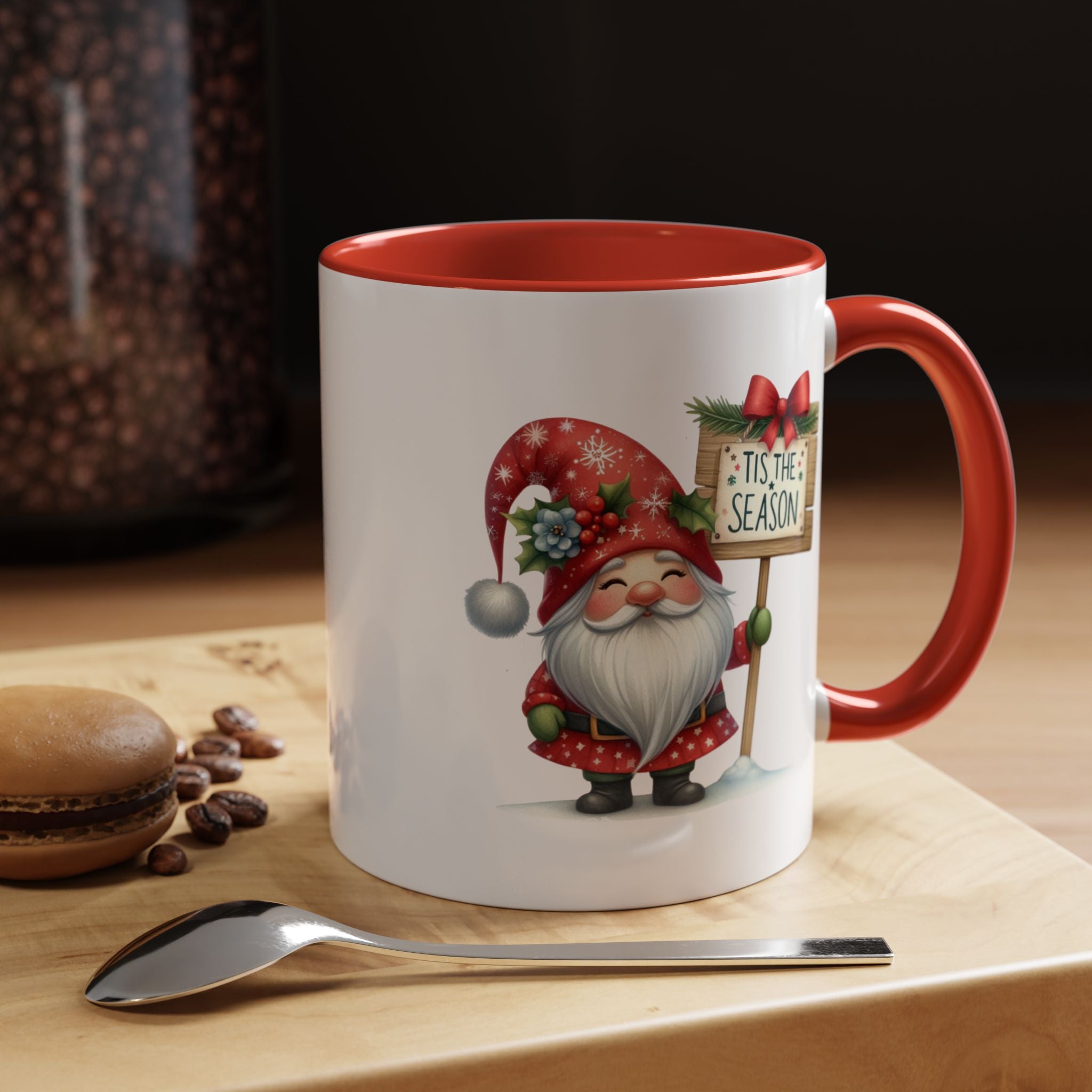 Festive Santa Coffee Mug | Holiday Gifts, Winter Decor, Christmas Mugs, Gift for Coffee Lovers, Seasonal Kitchen Accessories