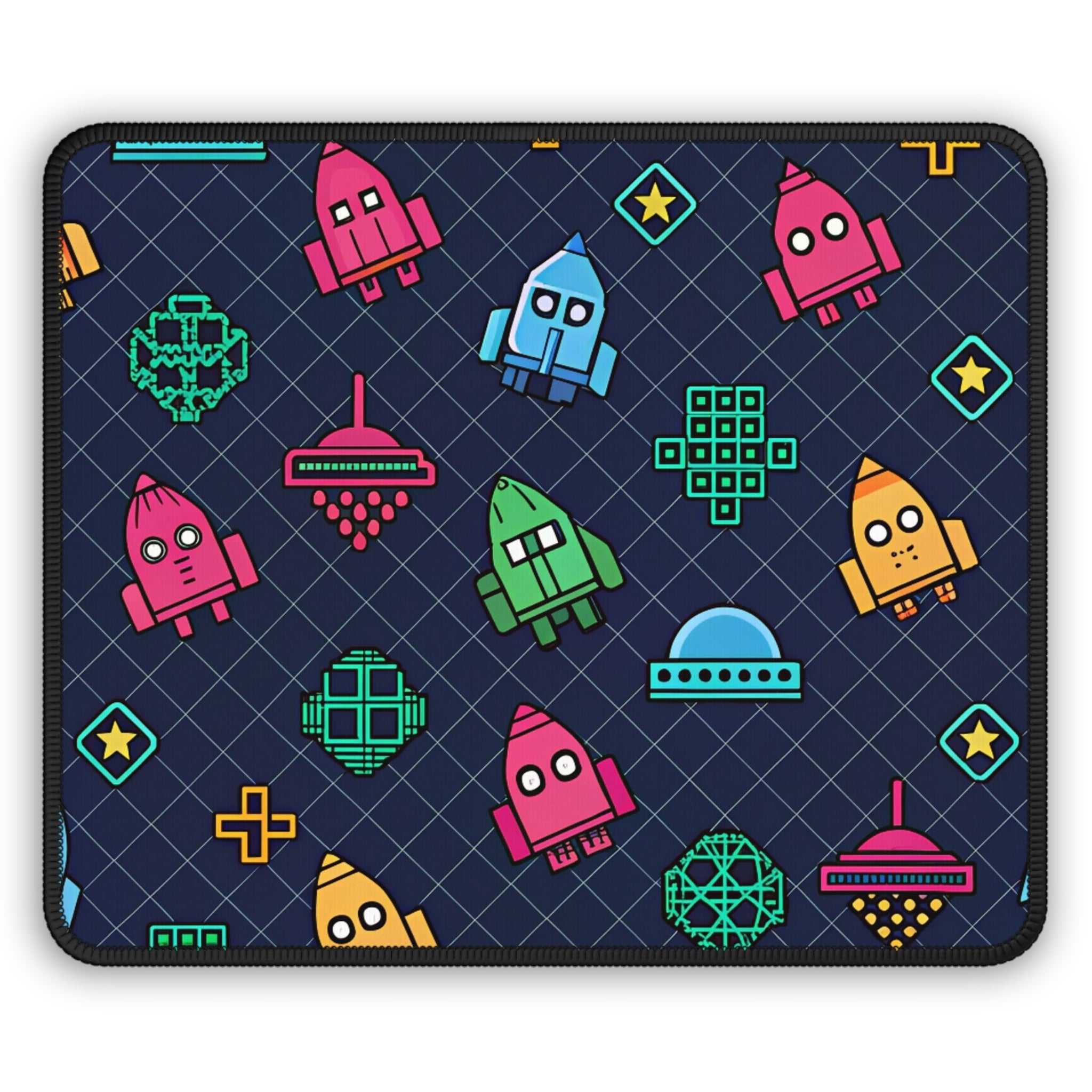 Colorful Space-Themed Gaming Mouse Pad Perfect for Gamers & Tech Enthusiasts