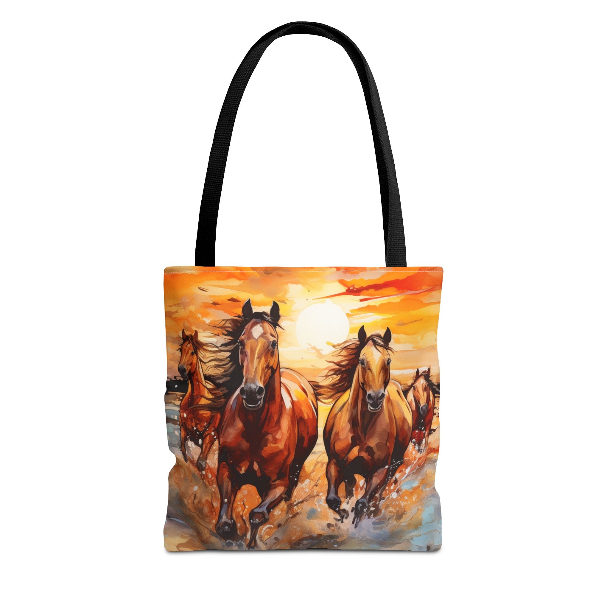 Running Horses Carryall Tote Bag