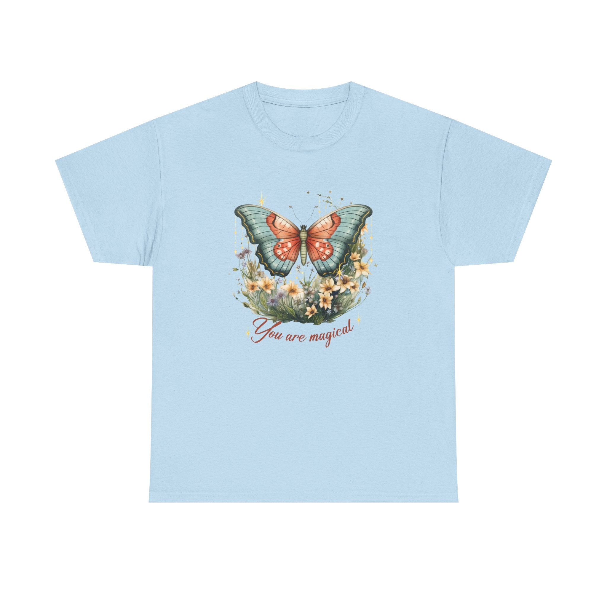 Magical Butterfly You Are Magical Heavy Cotton Tee Inspire Wonder & Creativity T-Shirt