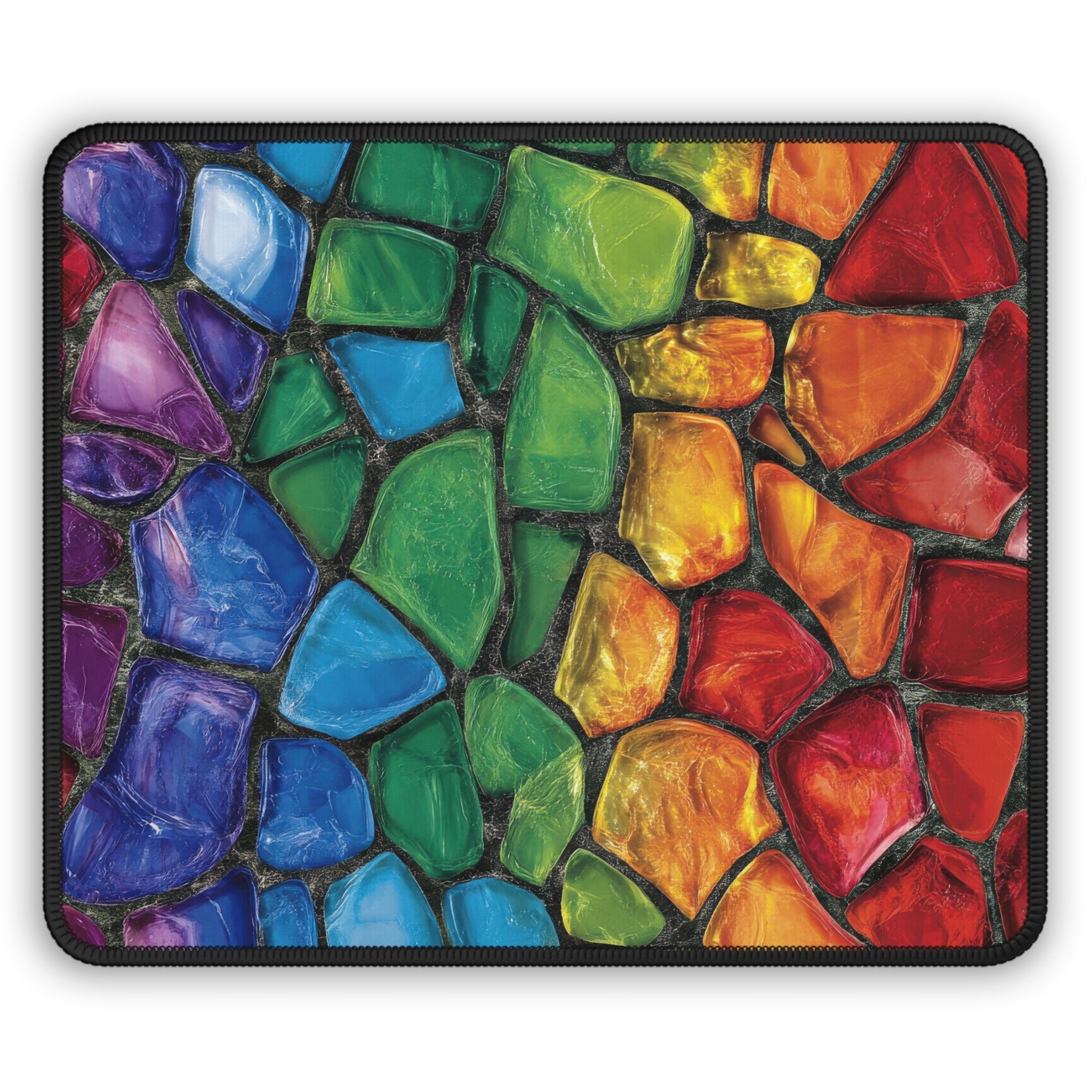Colorful Mosaic Gaming Mouse Pad Vibrant, Smooth Surface for Gamers