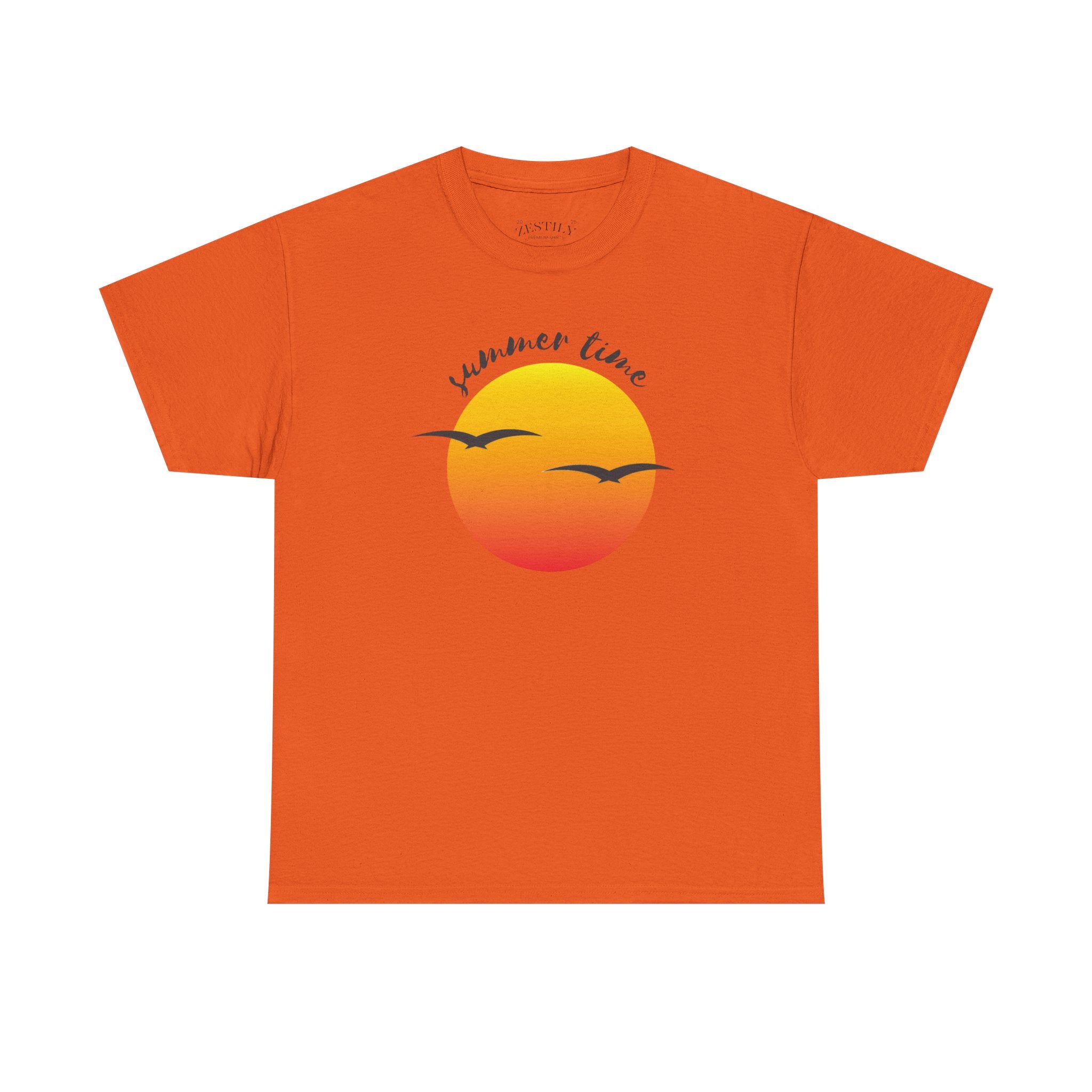 Summer Sunset Graphic Tee - Perfect for Beach Days, Casual Outings, Festivals, Summer Celebrations, T-Shirt