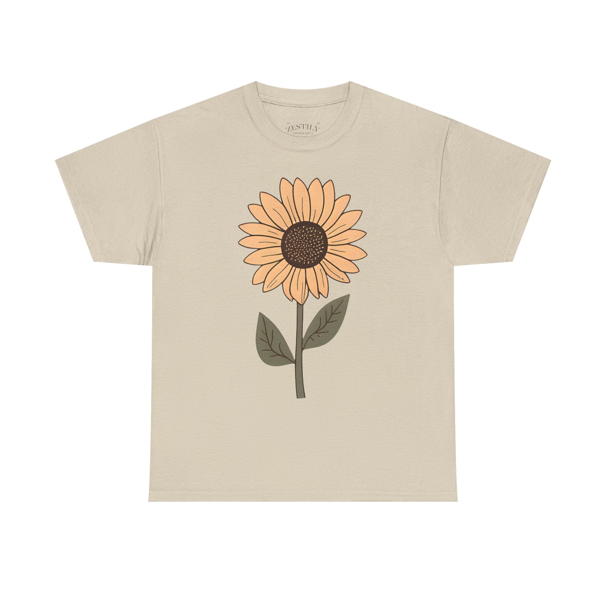 Sunflower Graphic Tee, Floral Summer Shirt, Cute Gift for Garden Lovers, Boho Aesthetic Top, Casual Wear