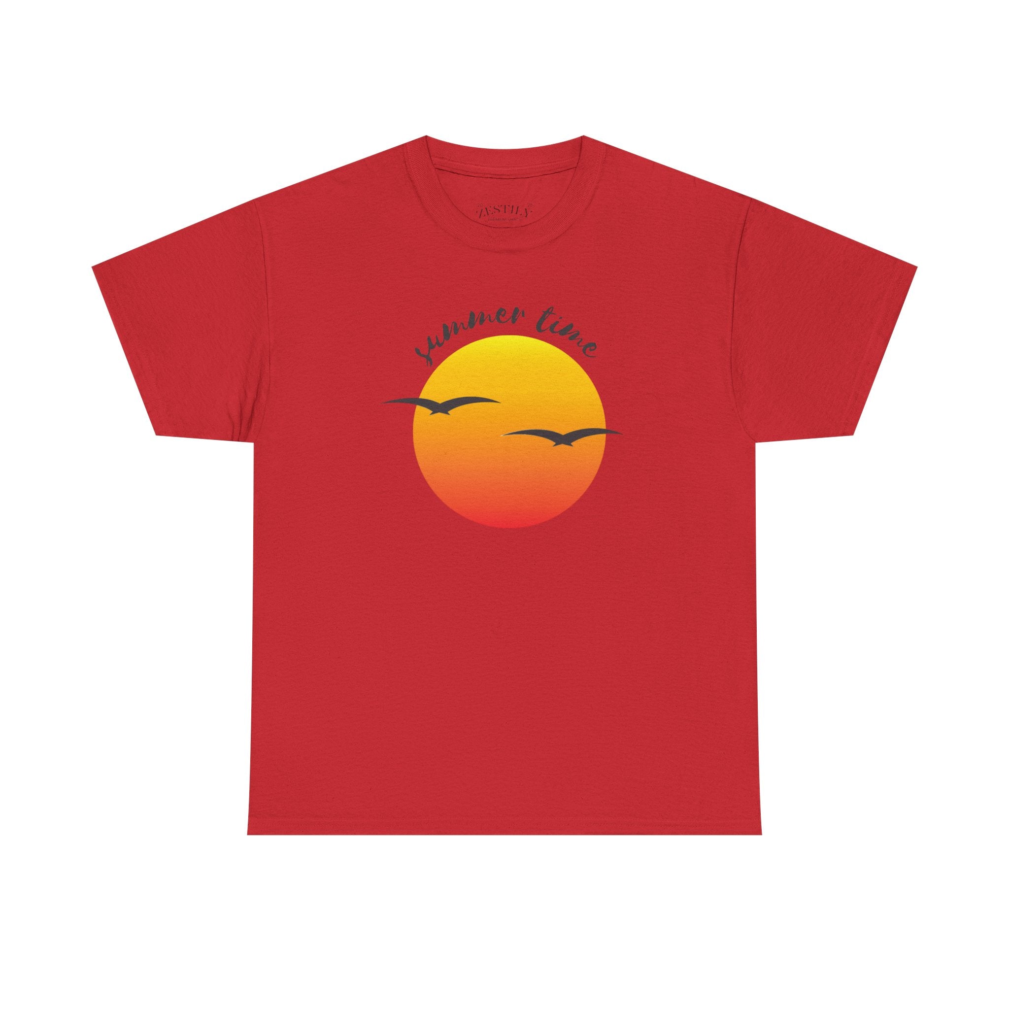 Summer Sunset Graphic Tee - Perfect for Beach Days, Casual Outings, Festivals, Summer Celebrations, T-Shirt
