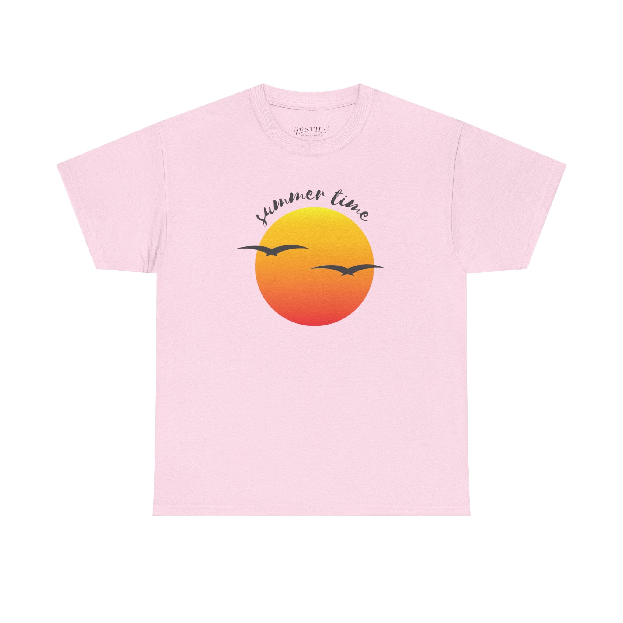 Summer Sunset Graphic Tee - Perfect for Beach Days, Casual Outings, Festivals, Summer Celebrations, T-Shirt