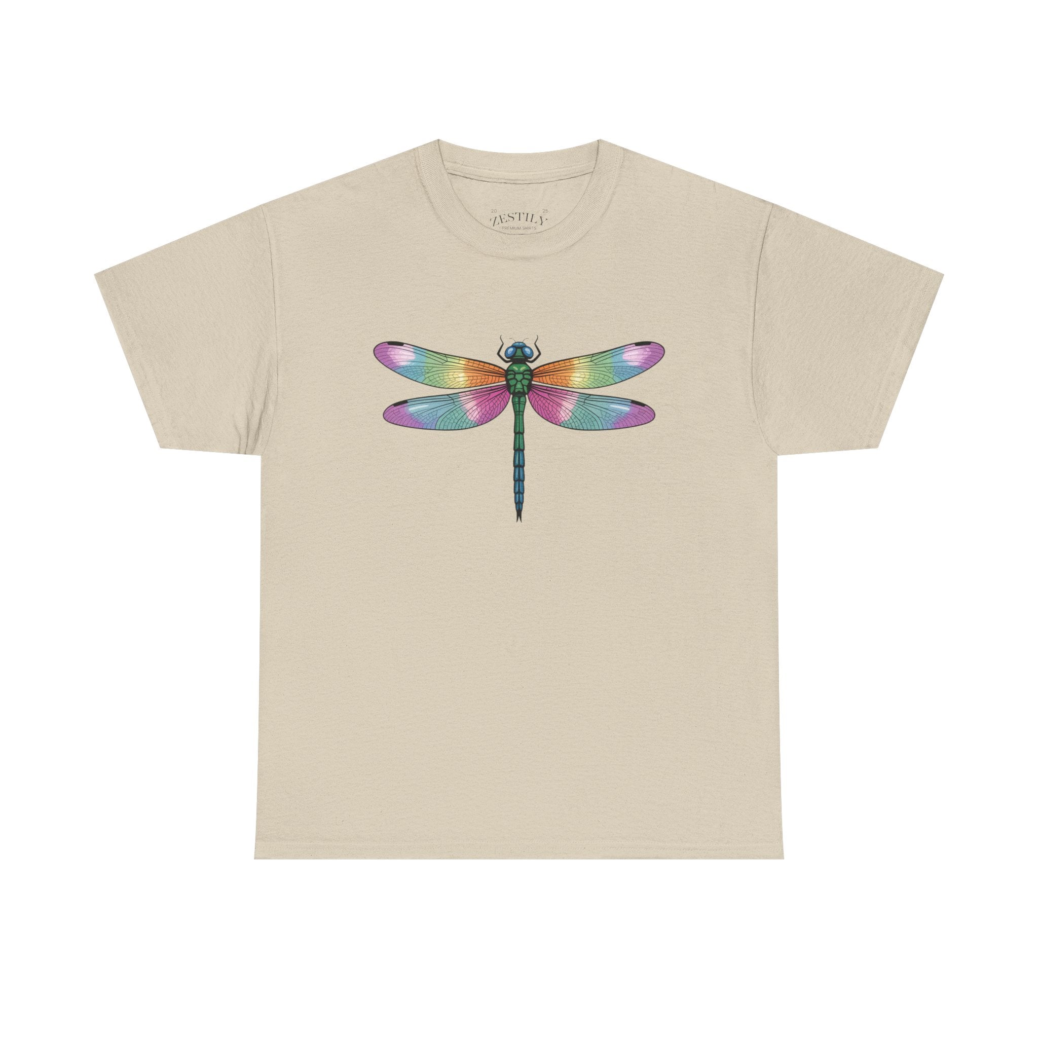 Colorful Dragonfly Tee, Nature Lover Shirt, Eco-Friendly Gift, Summer Fashion, Outdoor Adventure Wear