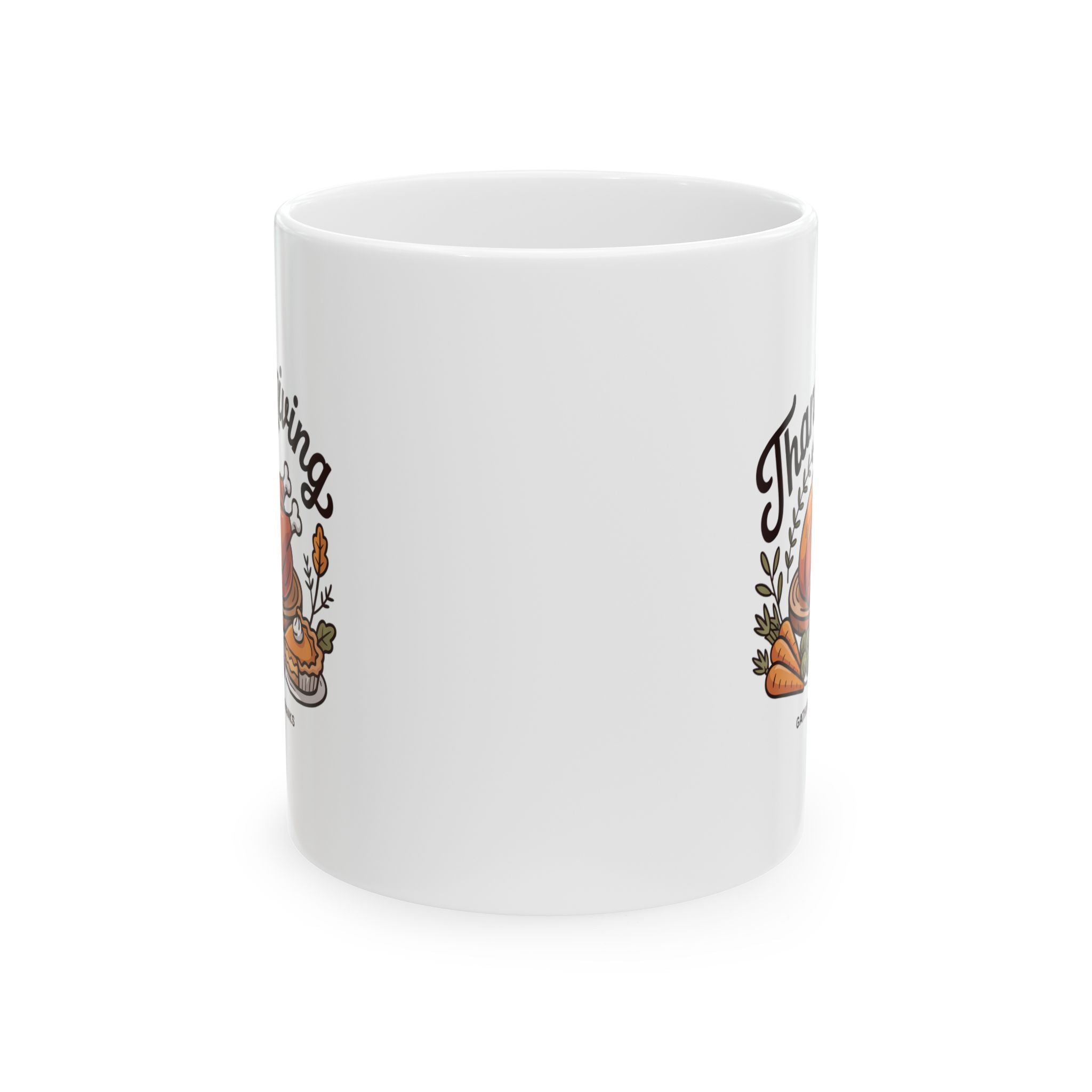 Thanksgiving Ceramic Mug - Cozy Autumn Vibes, Perfect Gift for Fall Gatherings