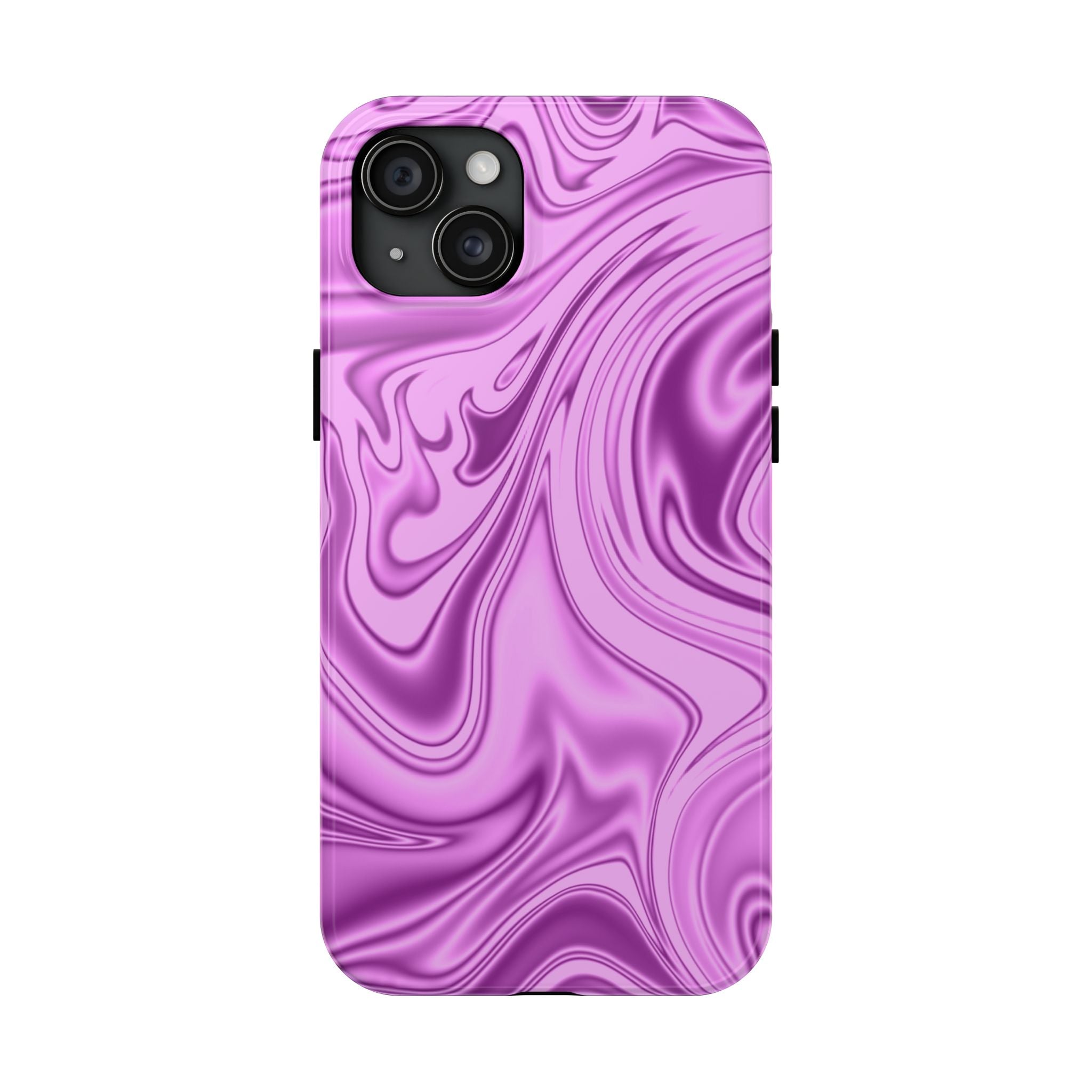 Purple Liquid Swirl Tough Mobile Phone Case