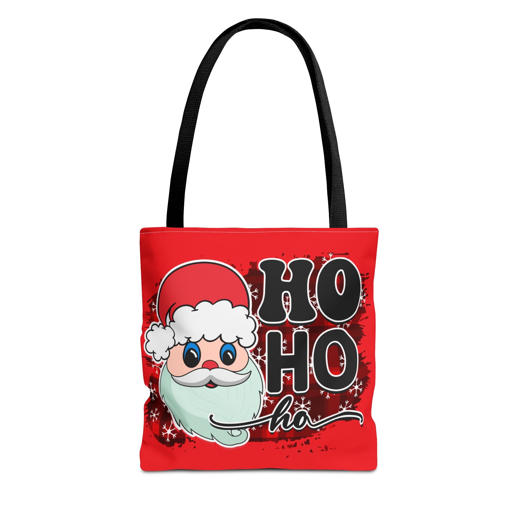 Christmas Santa Tote Bag | Ho Ho Ho Holiday Shopping Bag, Festive Gift Bag, Personalized Tote, Gift for Her, Reusable Christmas Decor