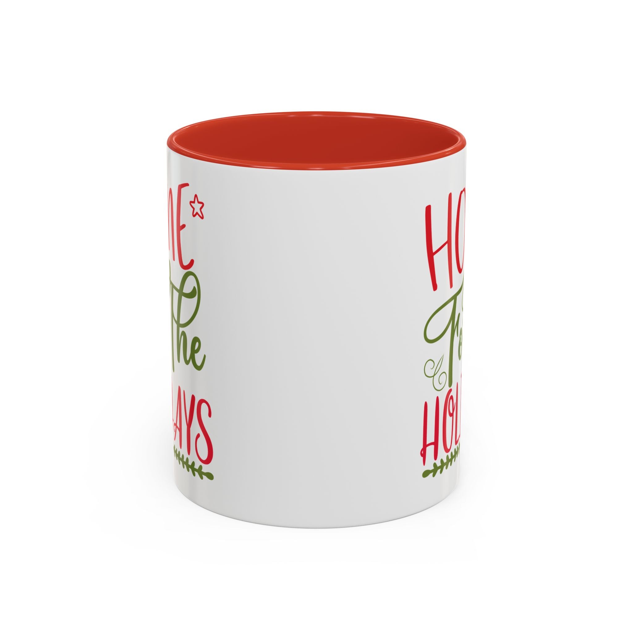 Coffee Mug Home For The Holidays, Christmas Cheer Dining Decor, Gift For Coffee Lovers