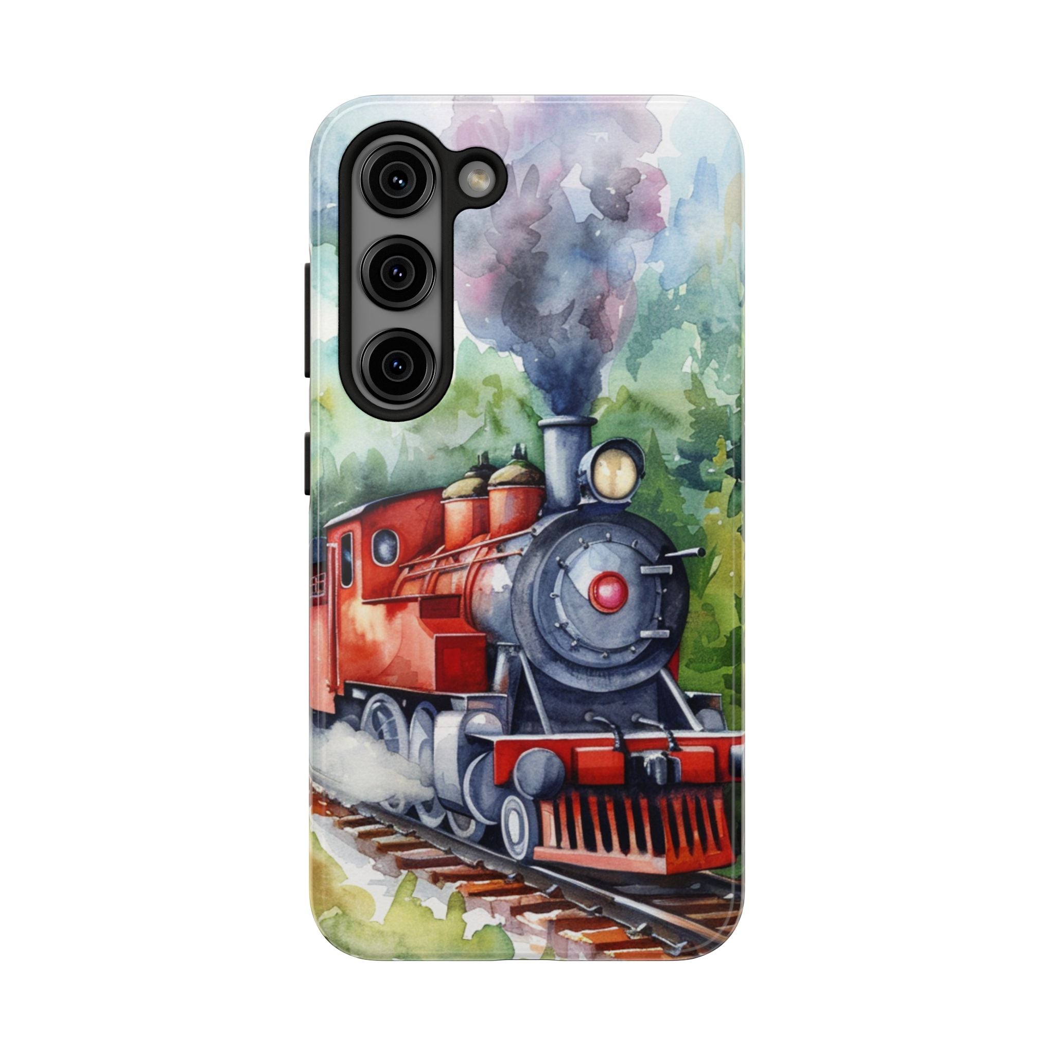 Red Train Scenic Tough Mobile Phone Case