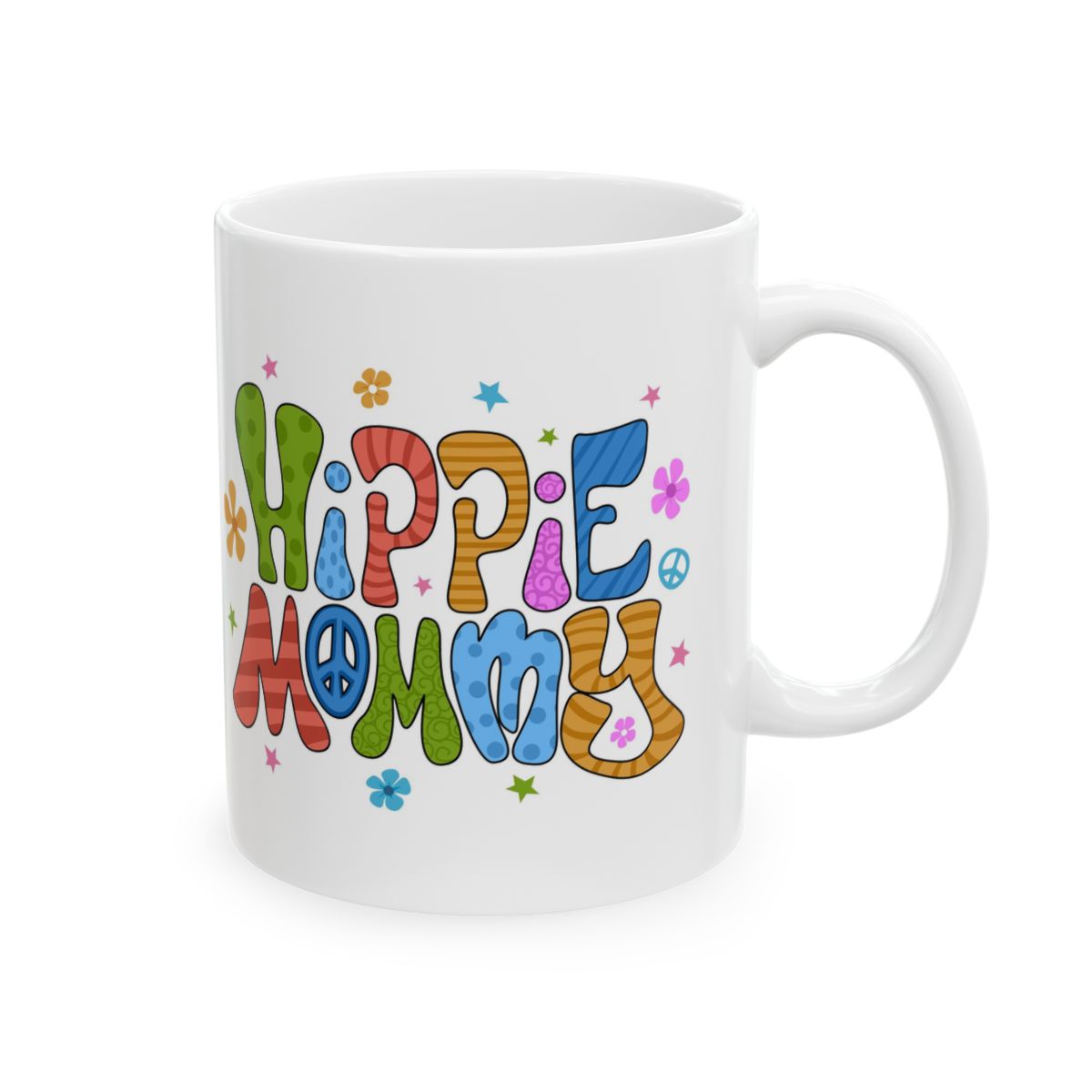 Hippie Mommy Ceramic Mug