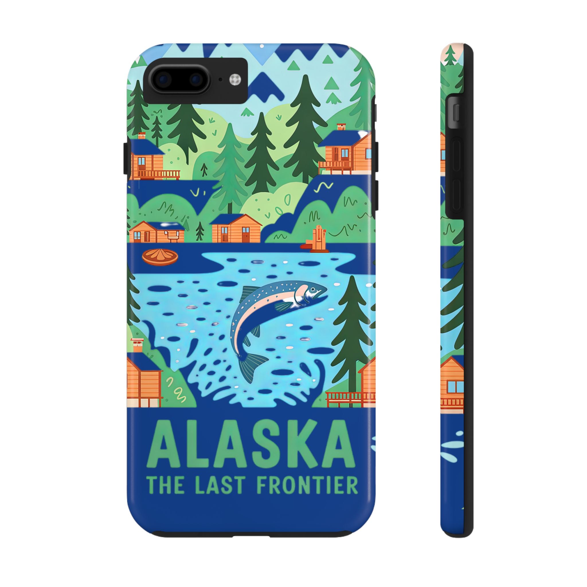 Alaska Adventure Phone Case Tough Smartphone Cover, Unique Gift for Outdoor Lovers, Nature Explorer, Travel Enthusiast, iPhone or Samsung Case