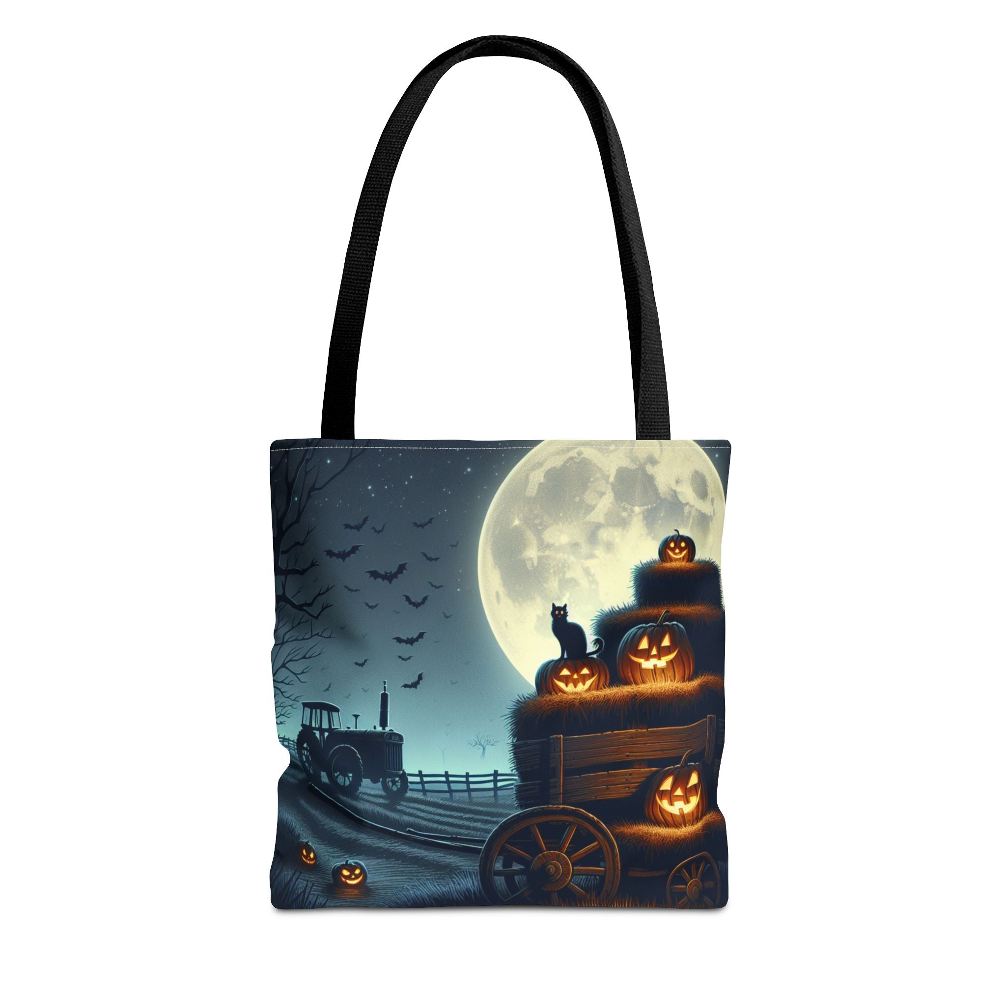 Halloween Harvest Tote Bag | Spooky Pumpkin Design | Autumn Style, Eco-Friendly, Trick-or-Treat, Pumpkin Patch, Fall Decor