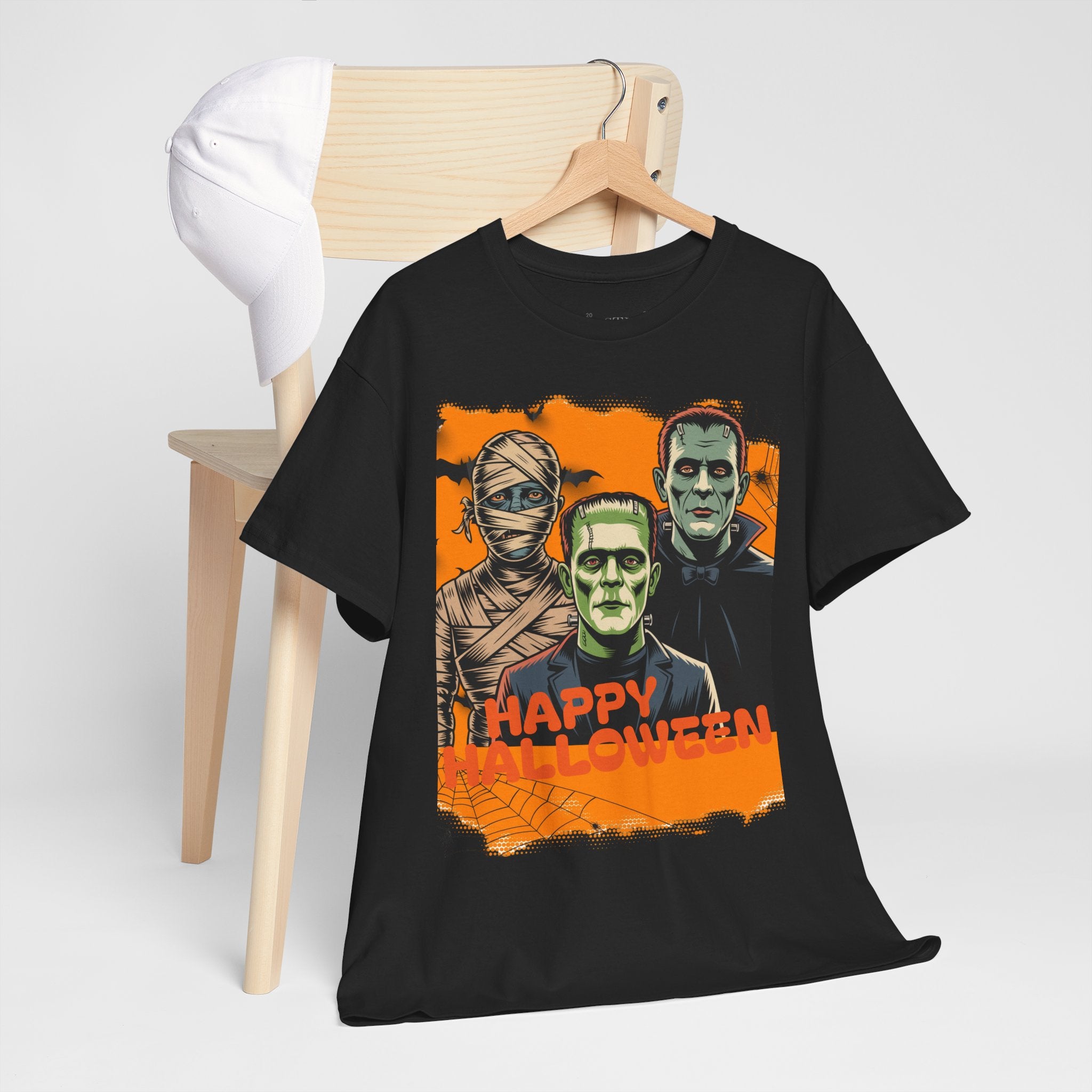 Halloween Graphic Tee, Halloween T-Shirt, Spooky Theme Shirt, Funny Halloween Top, Costume Party Wear
