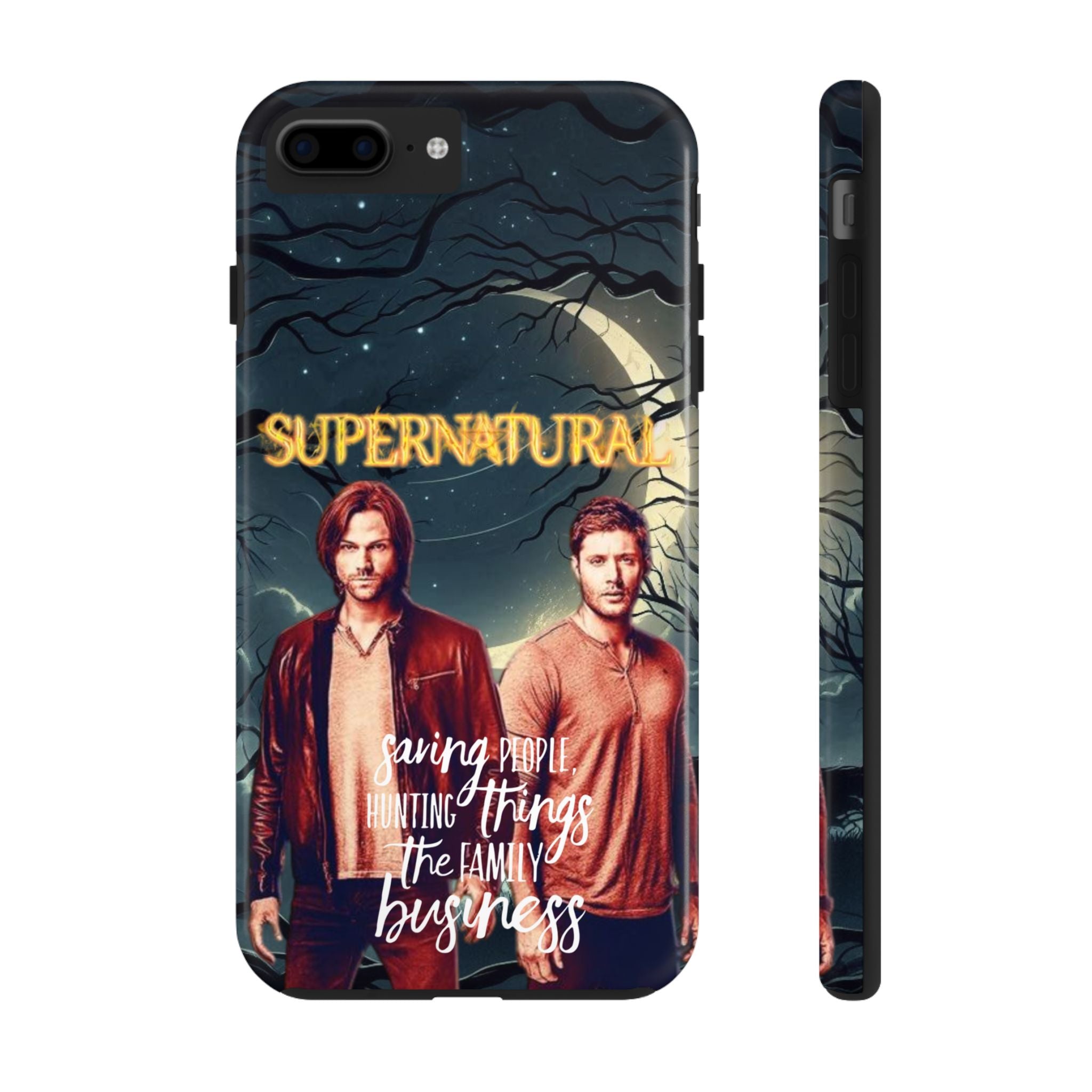 Supernatural Tough Phone Case - Sam & Dean Winchester Hunting Things, Saving People Design
