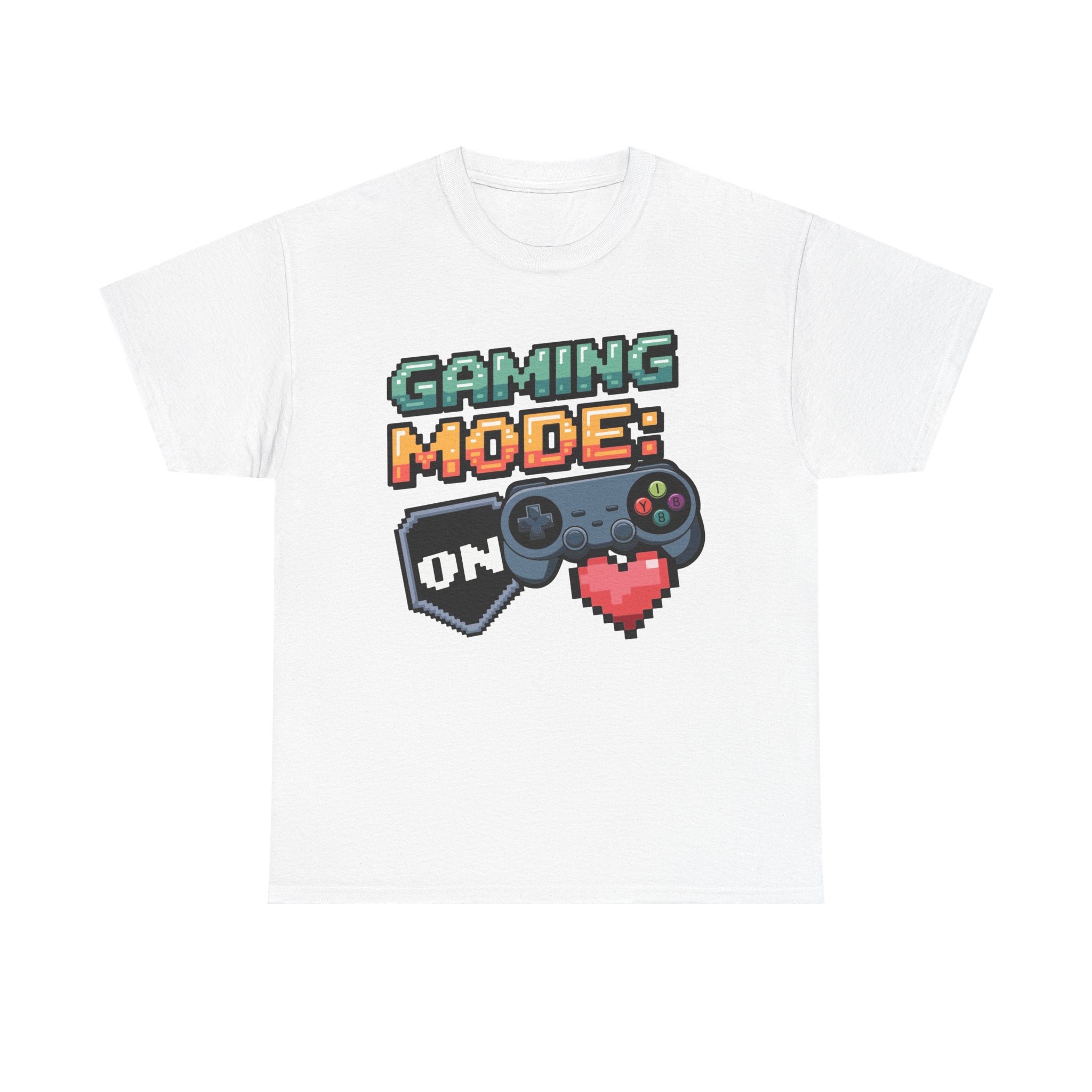 Gaming Mode On Heavy Cotton Tee Perfect Gamer Gift T-Shirt