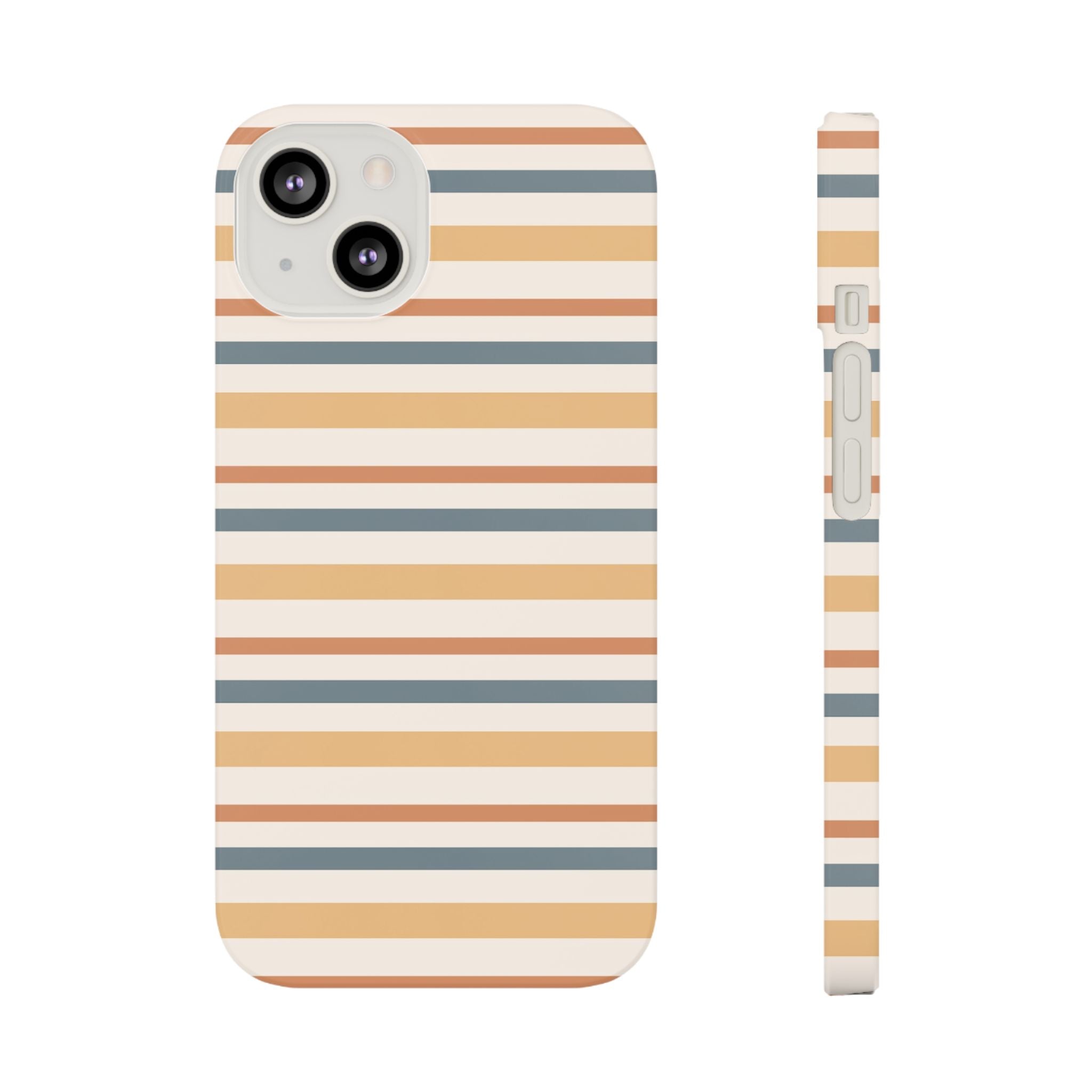 Modern Striped Slim Case Stylish For iPhone or Samsung Protection for Trendsetters
