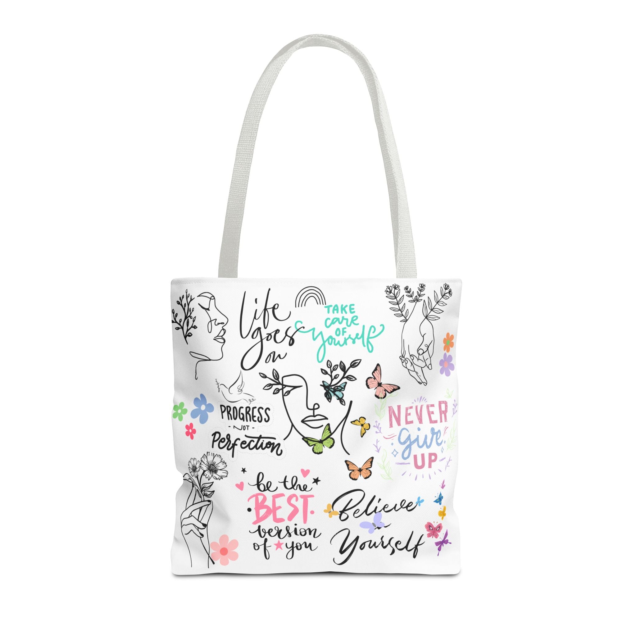 Inspirational Self Care Tote Bag